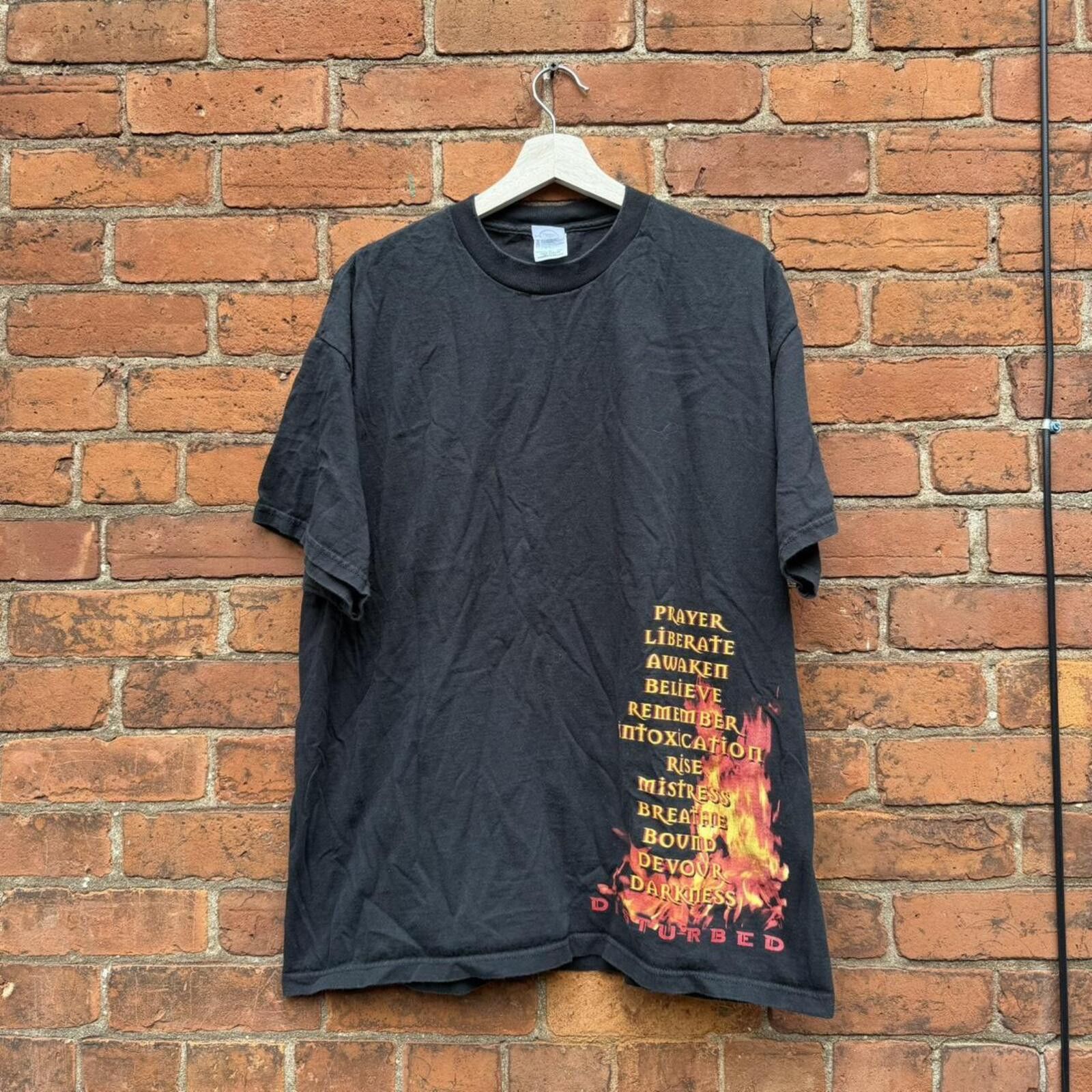 Delta Vintage disturbed prayer liberate awaken t shirt 00s XL Size US XL / EU 56 / 4 - 1 Thumbnail