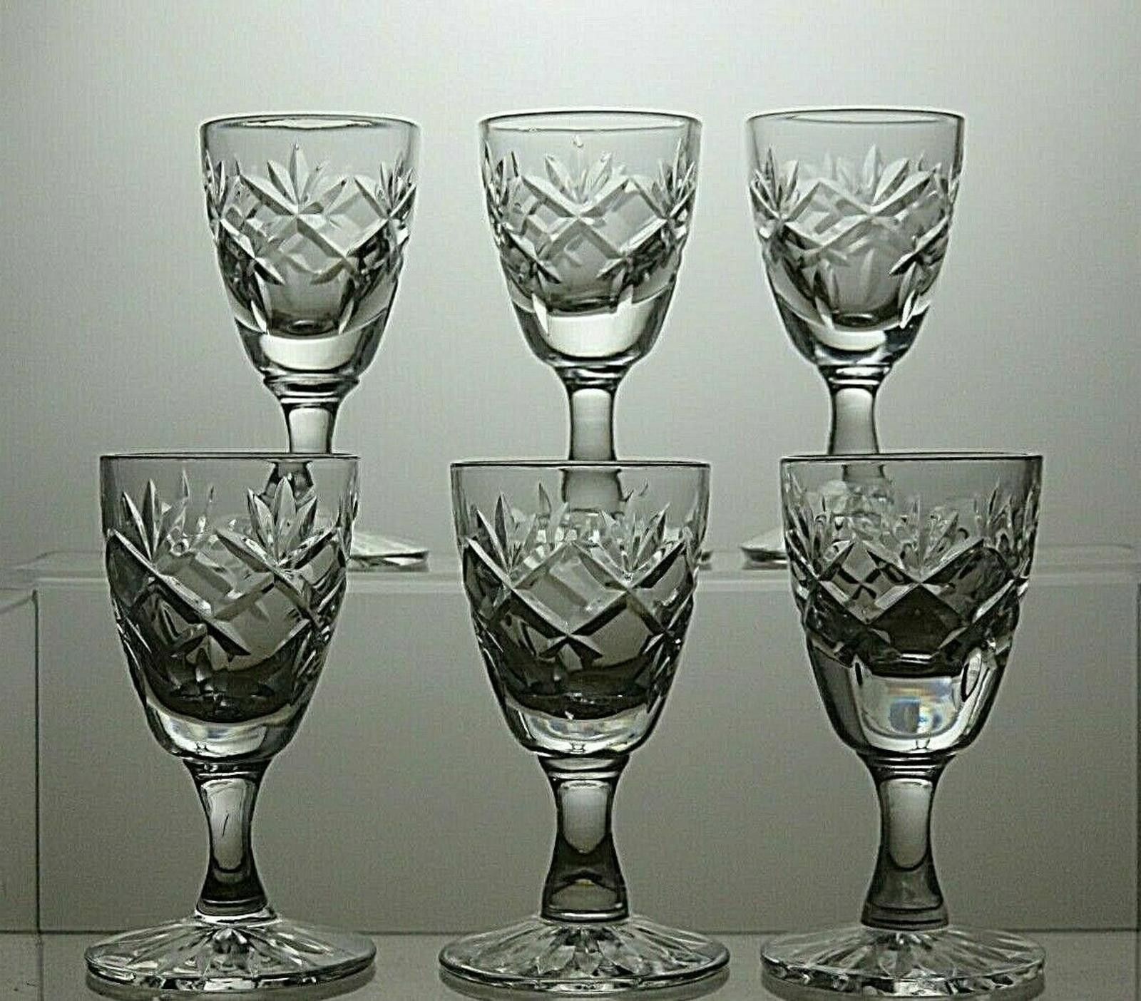 Other 6 xRoyal Doulton Crystal Prince Charles Cut Liqueur Glasses Size ONE SIZE - 3 Thumbnail