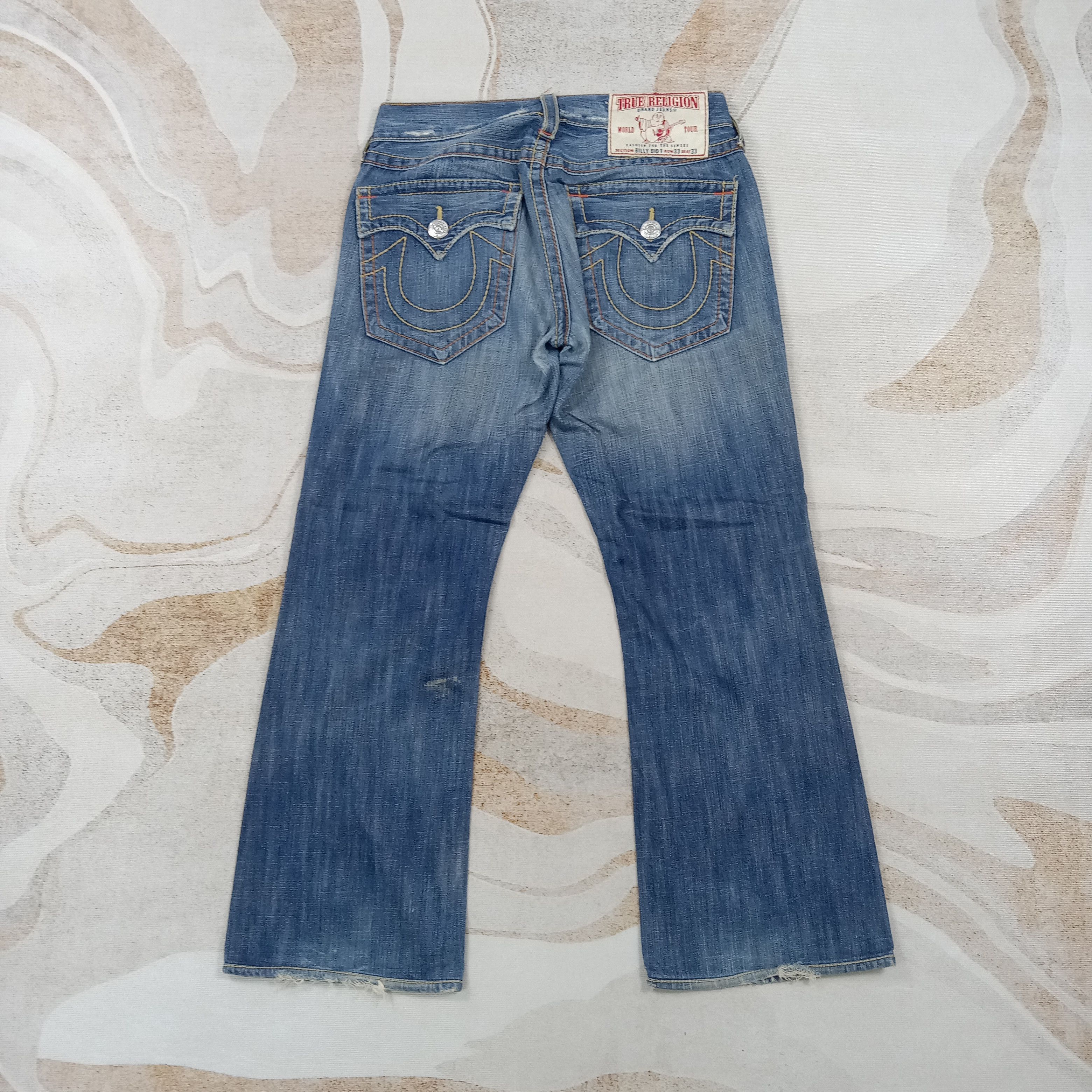 True Religion True Religion American Brand Baggy Denim Jeans C280N28 Size US 33 - 1 Thumbnail