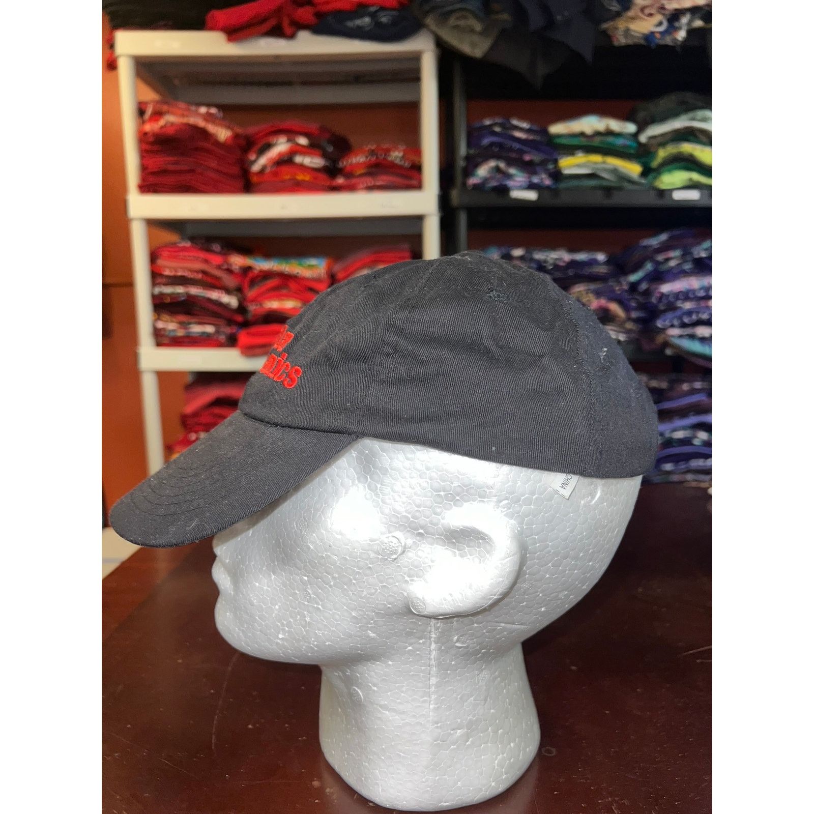 Vintage Popular Mechanics Hat Black Red Cap Headwear Size ONE SIZE - 3 Thumbnail