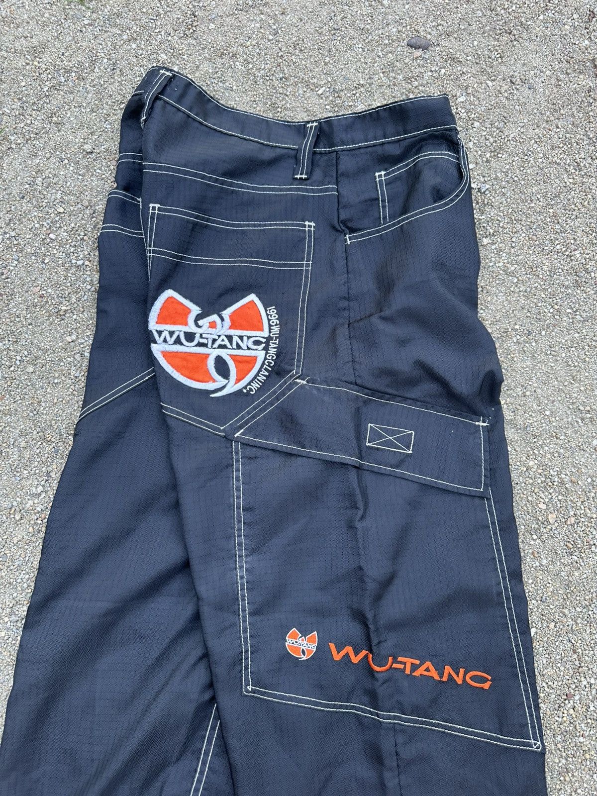 Wu-Tang Clan Vintage 90s WU -TANG CLAN Hip Hop Rap Baggy Size US 32 / EU 48 - 11 Thumbnail