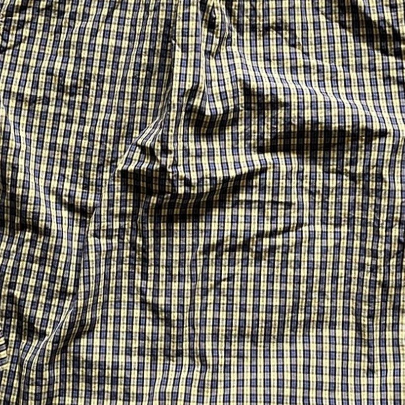 Izod IZOD Mens Shirt Long Sleeve XL Blue Yellow Black Plaid Button Down Classic Fit Size US XL / EU 56 / 4 - 5 Thumbnail