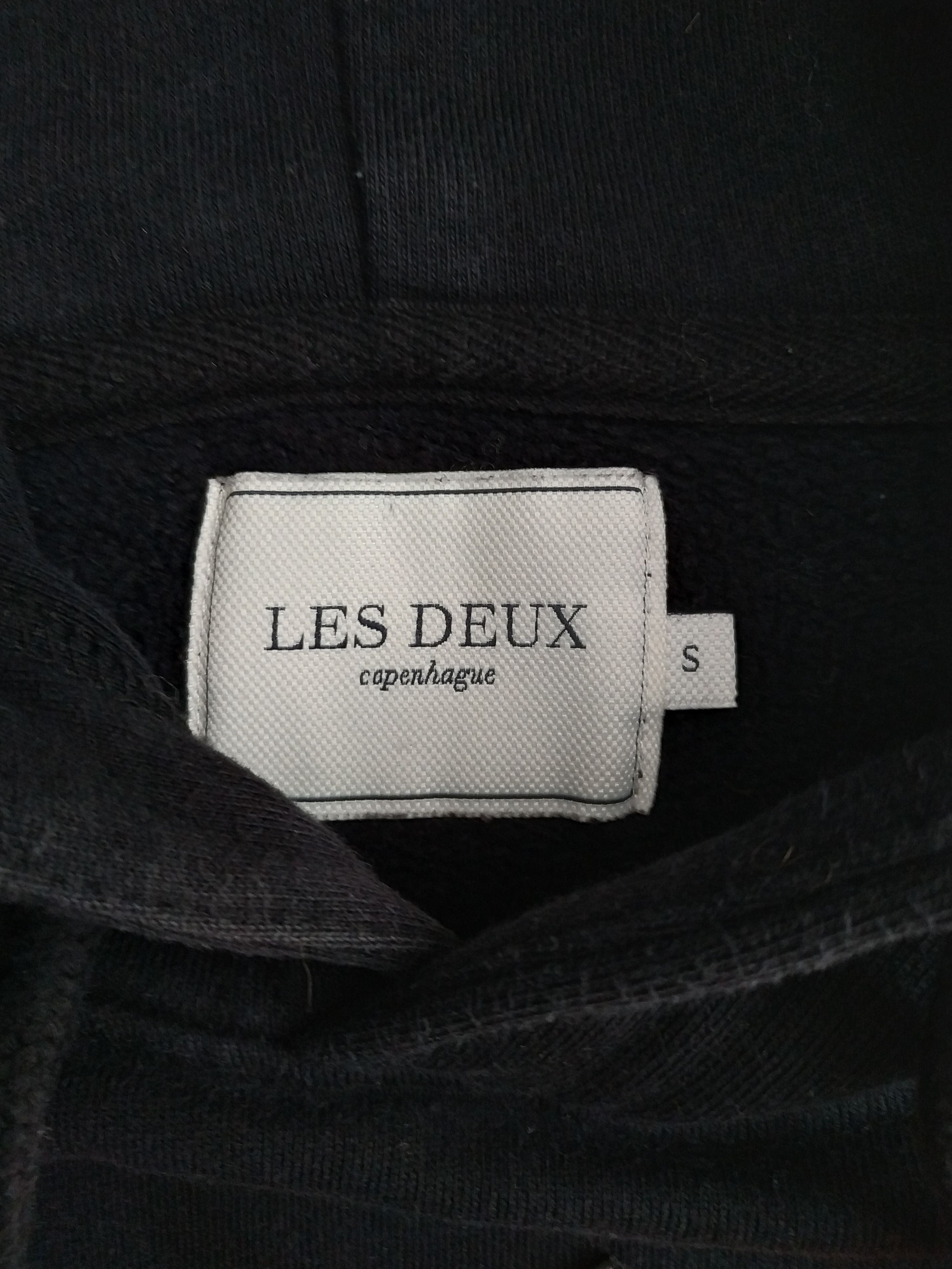 Les Deux Les Deux Front Plush Logo Men's Hoodie, s. SMALL Size US S / EU 44-46 / 1 - 7 Thumbnail