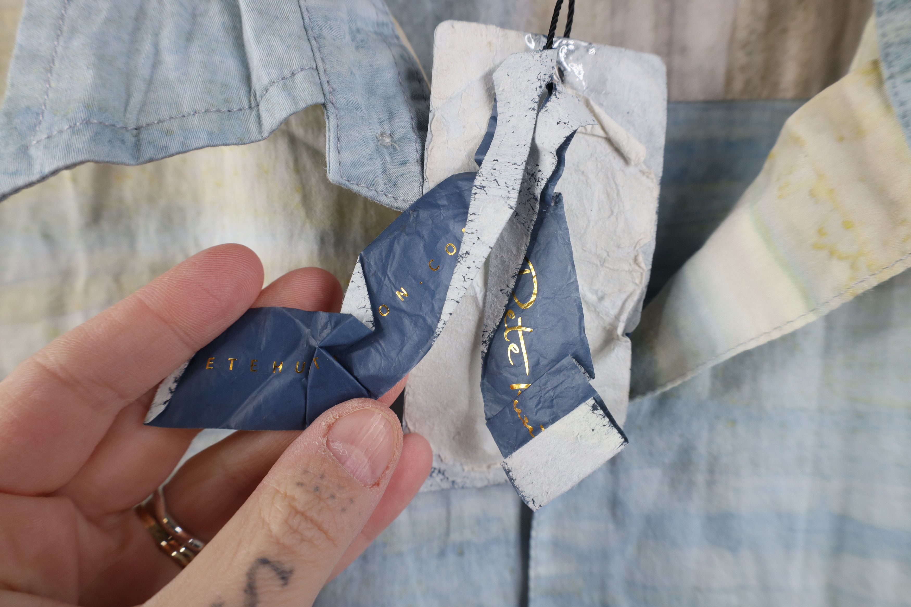 Vintage Deadstock Vintage Y2K Streetwear Ombre Beach Button Shirt Size US XXL / EU 58 / 5 - 6 Thumbnail