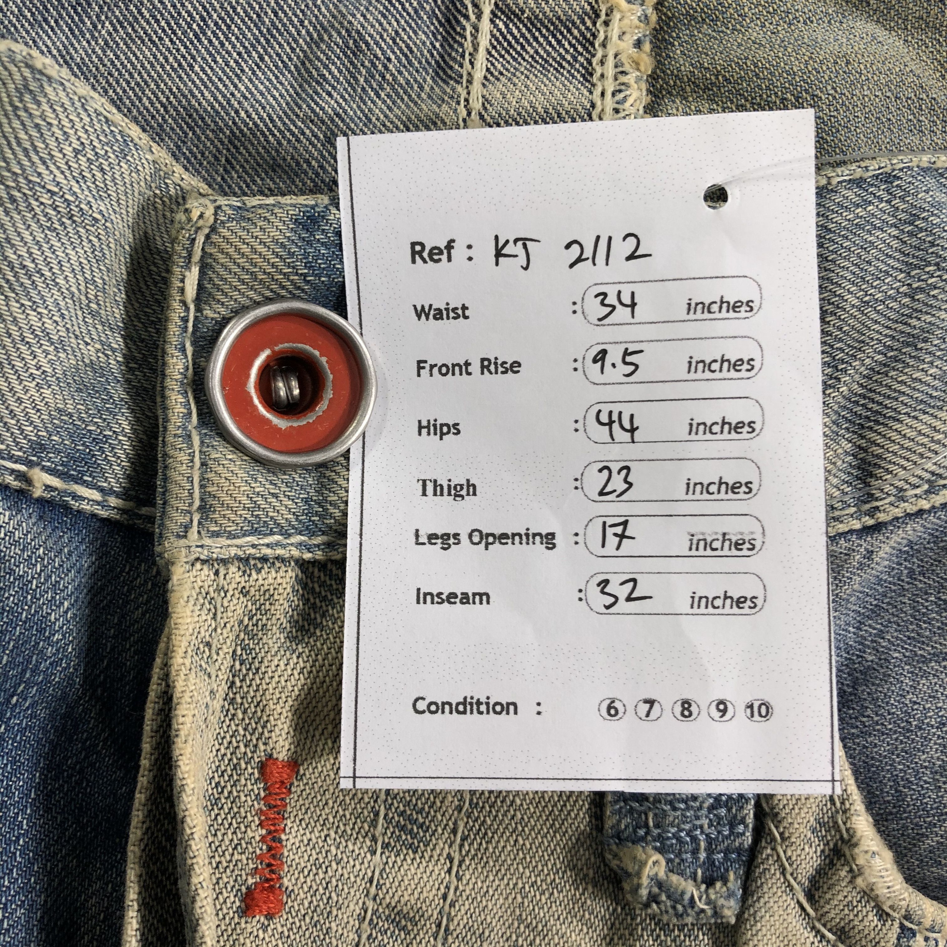 Replay Replay Jeans Patchwork Denim KJ2112 Size US 31 - 14 Thumbnail