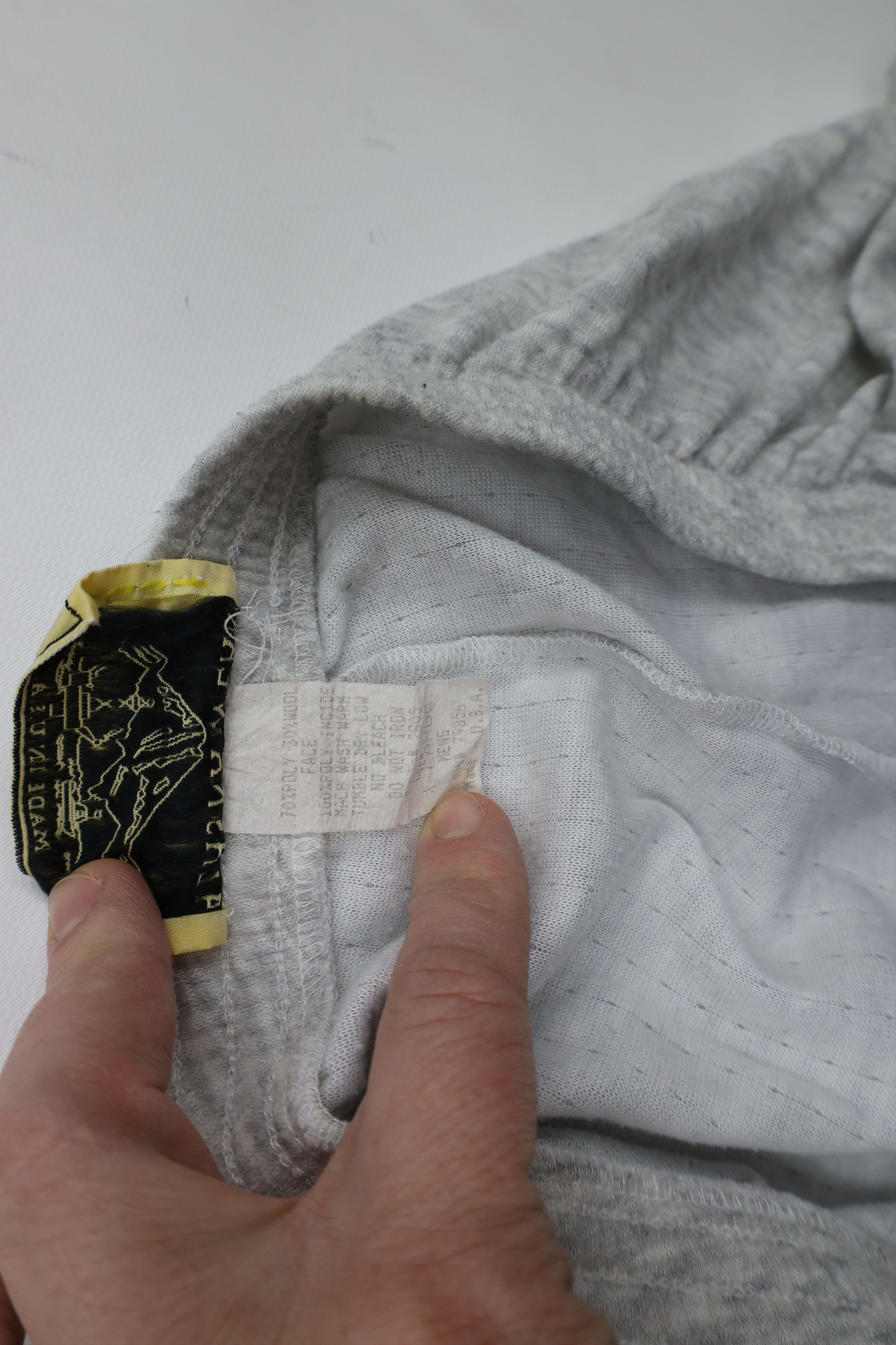 Vintage Vintage 90s Streetwear Thermal Knit Cuffed Joggers Pants USA Size US 38 / EU 54 - 7 Thumbnail