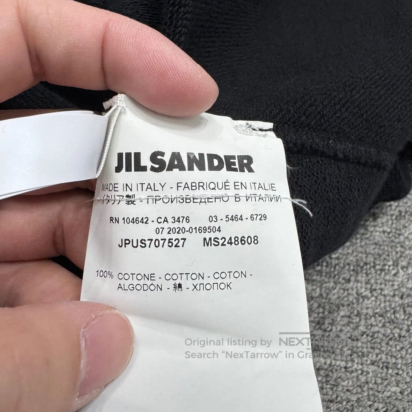 Jil Sander Jil Sander Embroidered logo hoodie| Size US S / EU 44-46 / 1 - 5 Thumbnail