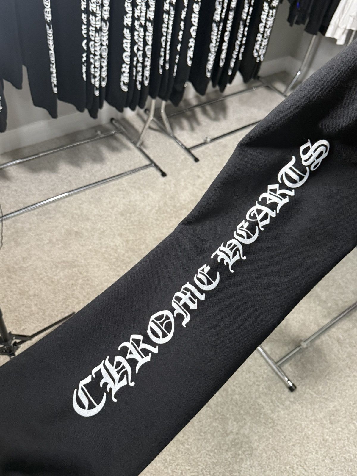 Chrome Hearts Chrome Hearts Black Scroll Pocket Sweatpants Size US 34 / EU 50 - 3 Thumbnail