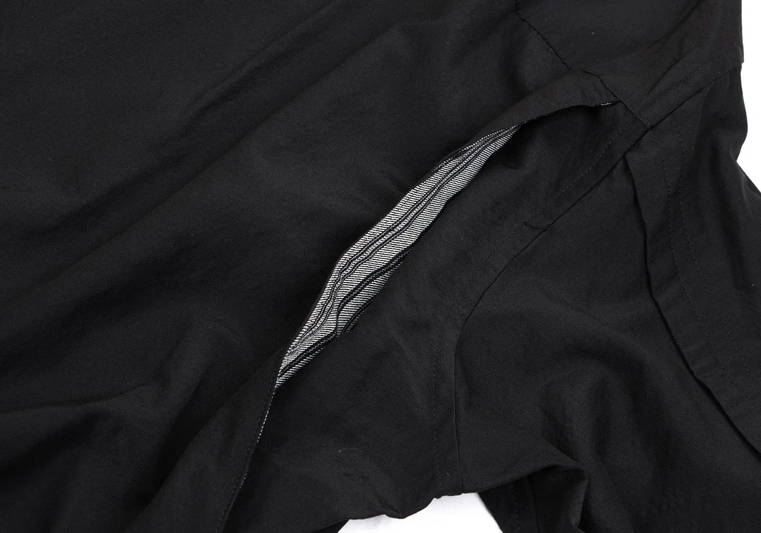 Yohji Yamamoto Yohji Yamamoto Silk Blend Open Collar Shirt Size US L / EU 52-54 / 3 - 13 Thumbnail