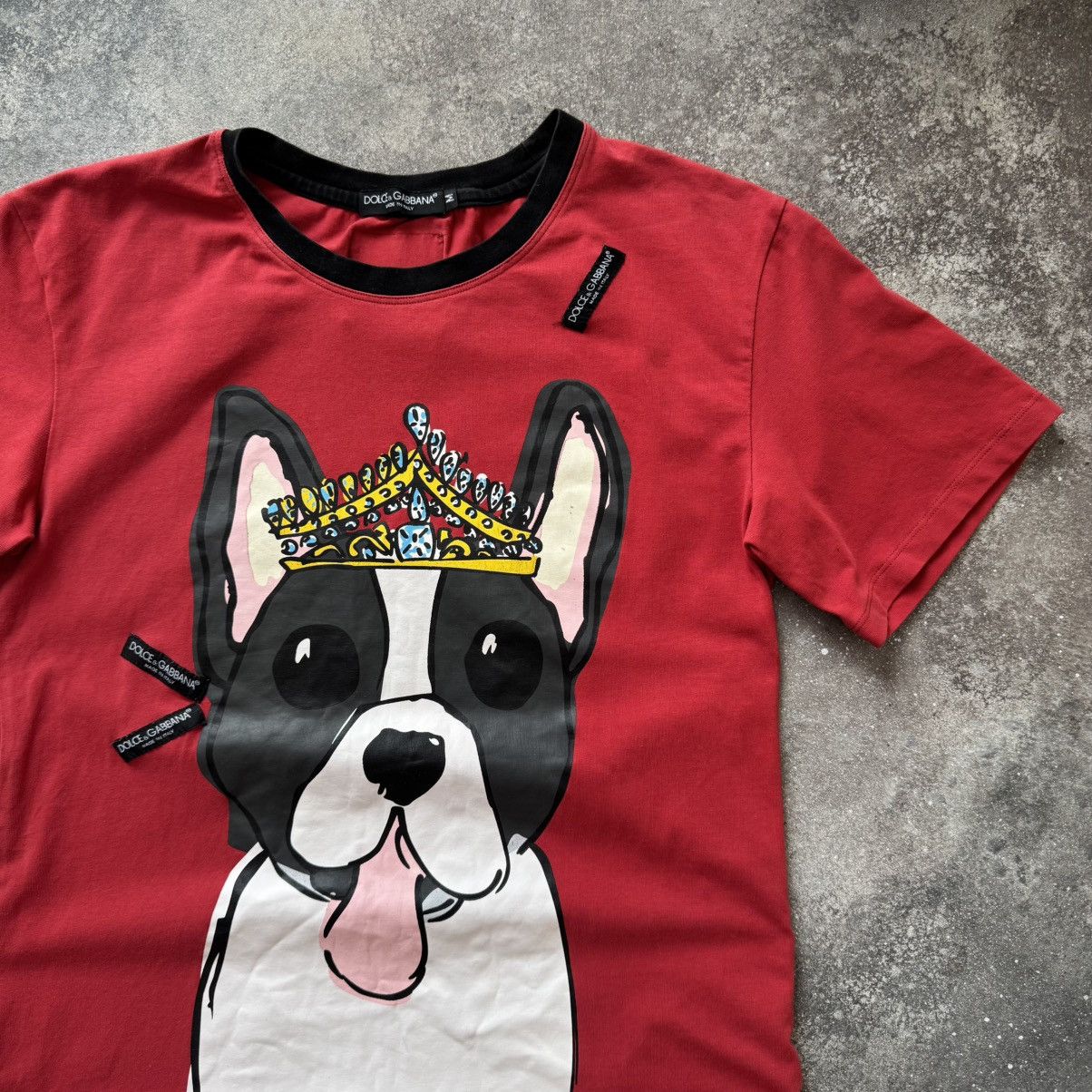 Dolce & Gabbana D&G Dolce & Gabbana «2018 Year of the Dog» T-Shirt Size M / US 6-8 / IT 42-44 - 5 Thumbnail