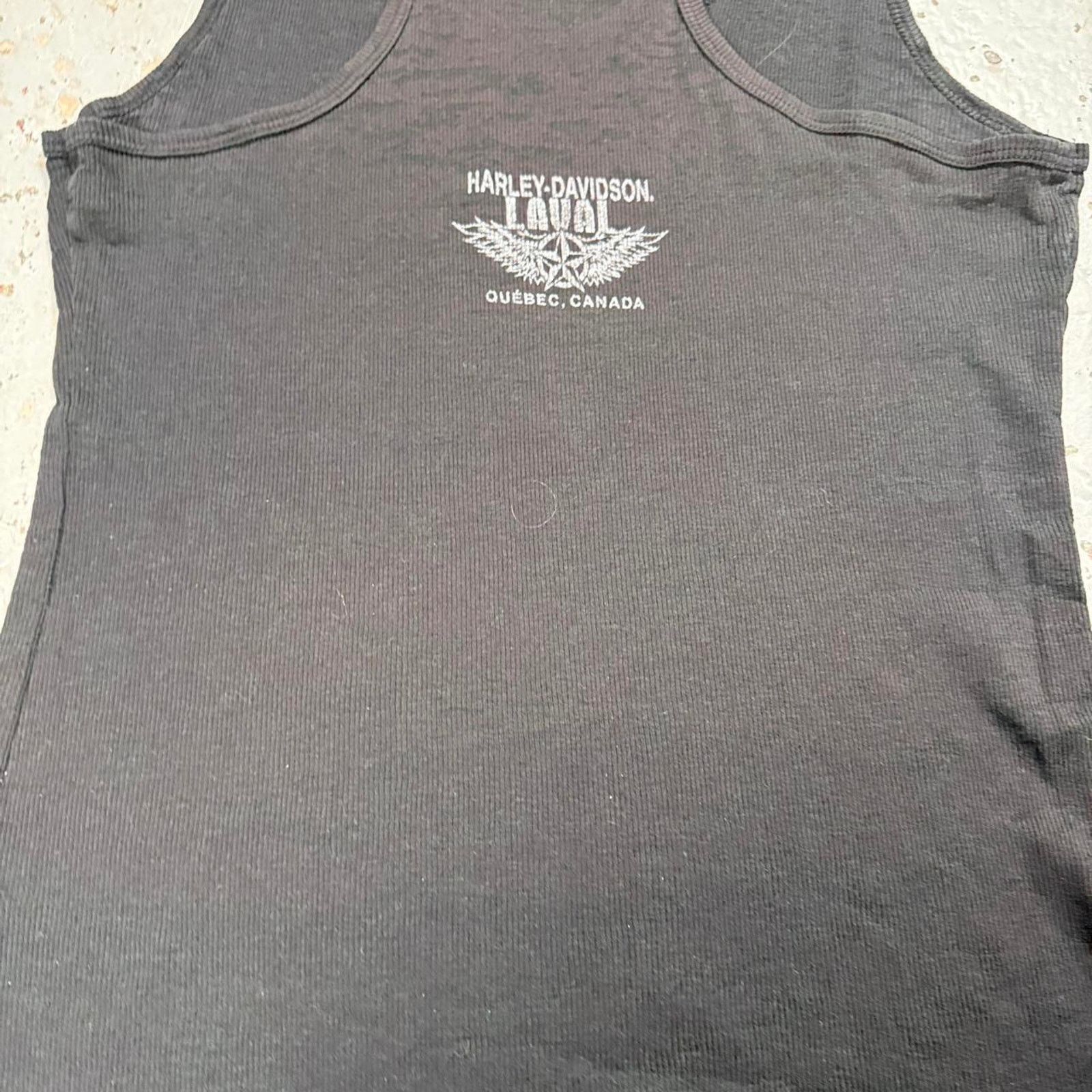 Harley Davidson Y2k vintage womens harley davidson Transparent Tank Top Size M / US 6-8 / IT 42-44 - 6 Thumbnail