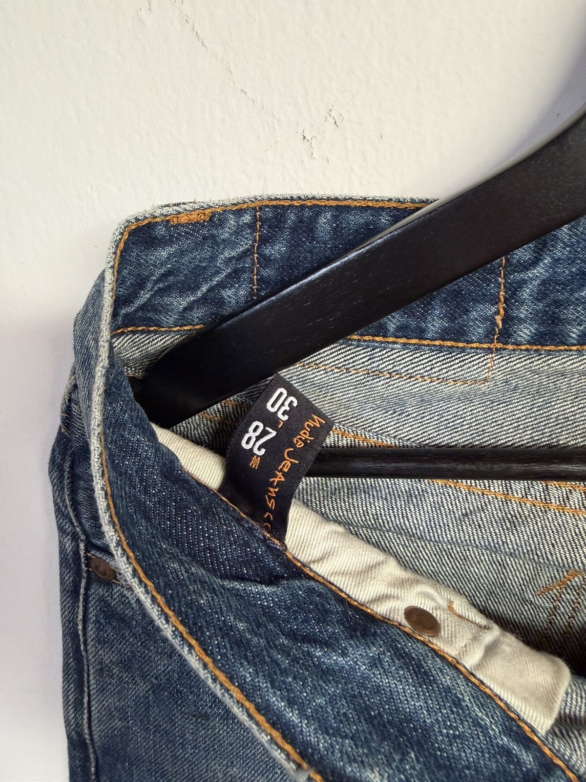 Nudie Jeans Steady Eddie 2 Inked Blue Size US 28 / EU 44 - 4 Thumbnail