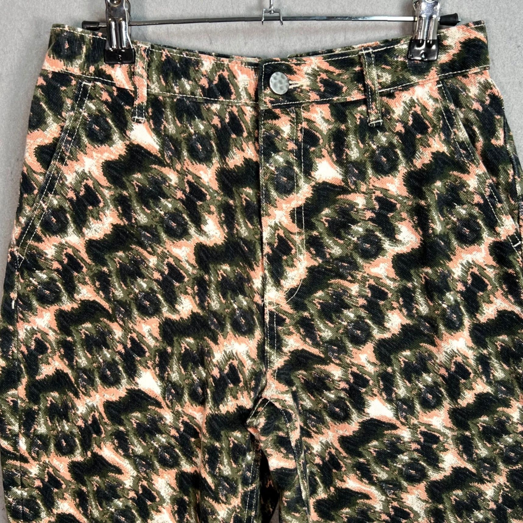 Rachel Comey VINTAGE Rachel Comey Target Leopard Print High-Waisted Straight-Leg Pants Womens Size 2 Size 26" / US 2 / IT 38 - 5 Thumbnail