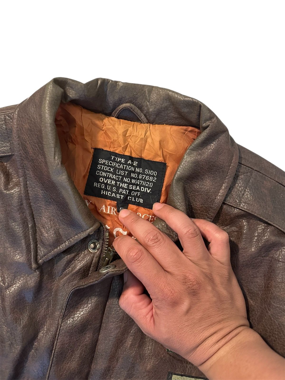 Other Type A-2 leather jacket made in korea Size US M / EU 48-50 / 2 - 5 Thumbnail