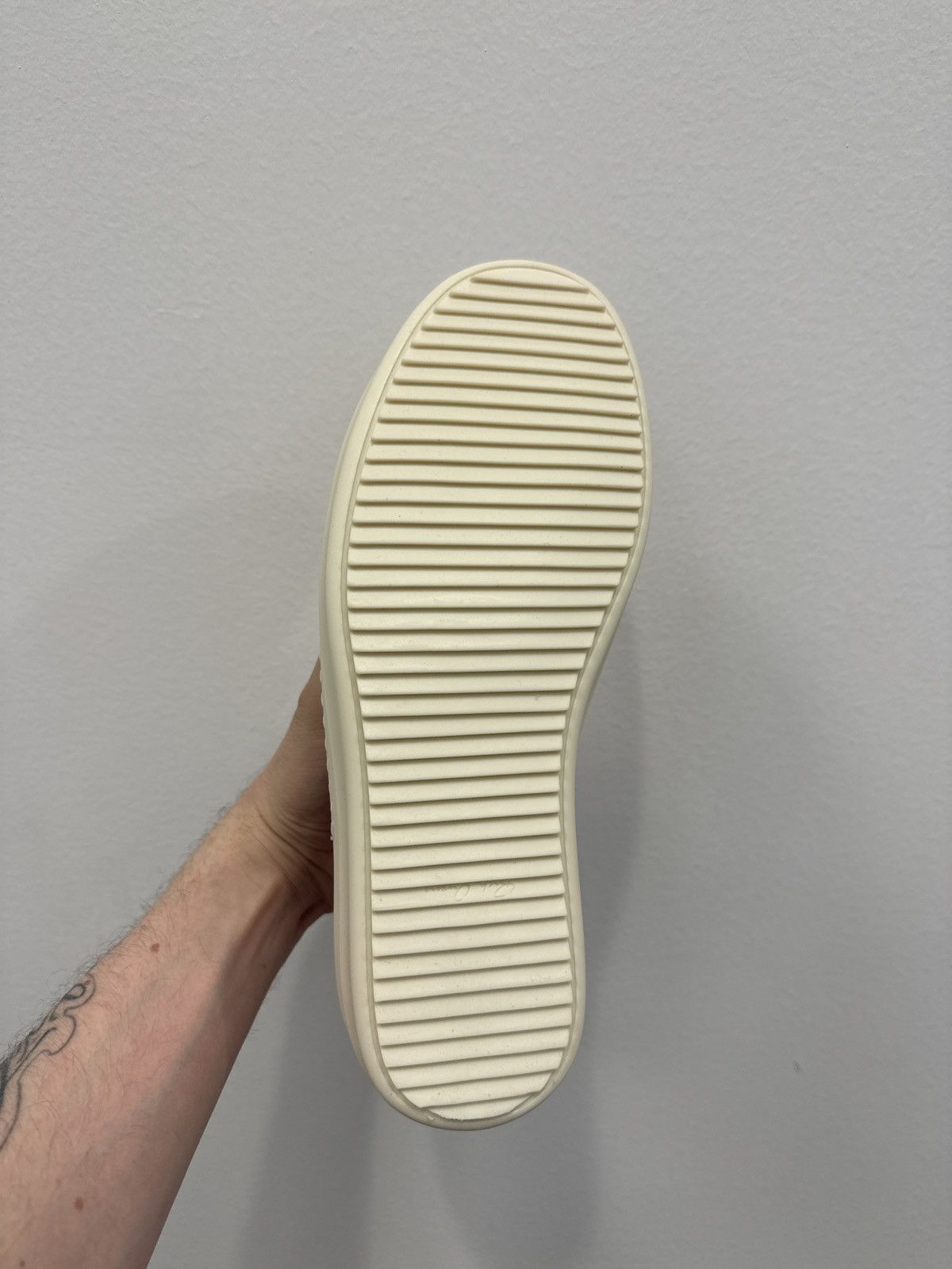 Rick Owens Rick Owens Extreme Low Sneaks Temple SS26 Carnelian Milk Size US 10 / EU 43 - 6 Thumbnail