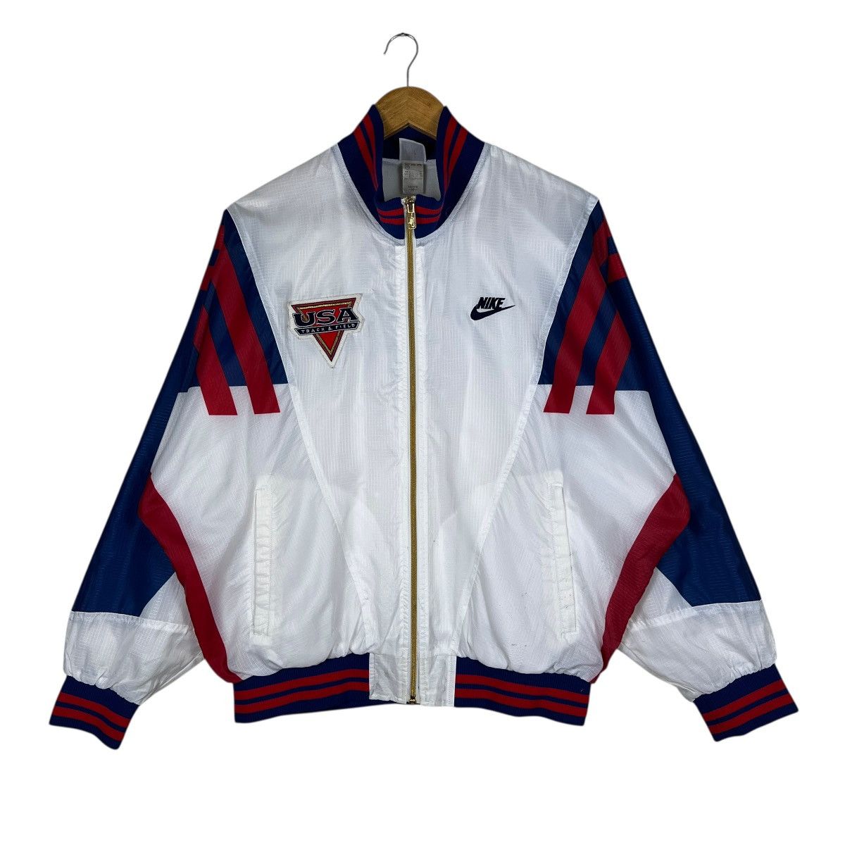 Nike 🔥 Vintage Nike Usa Olympic Light Jacket Size US M / EU 48-50 / 2 - 1 Thumbnail