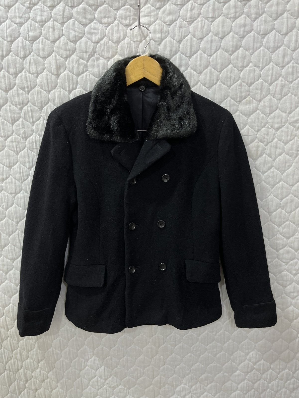 Yohji Yamamoto デタッチャブルジャケットブラック　archive Yohji Yamamoto デタッチャブルジャケットブラックarchive