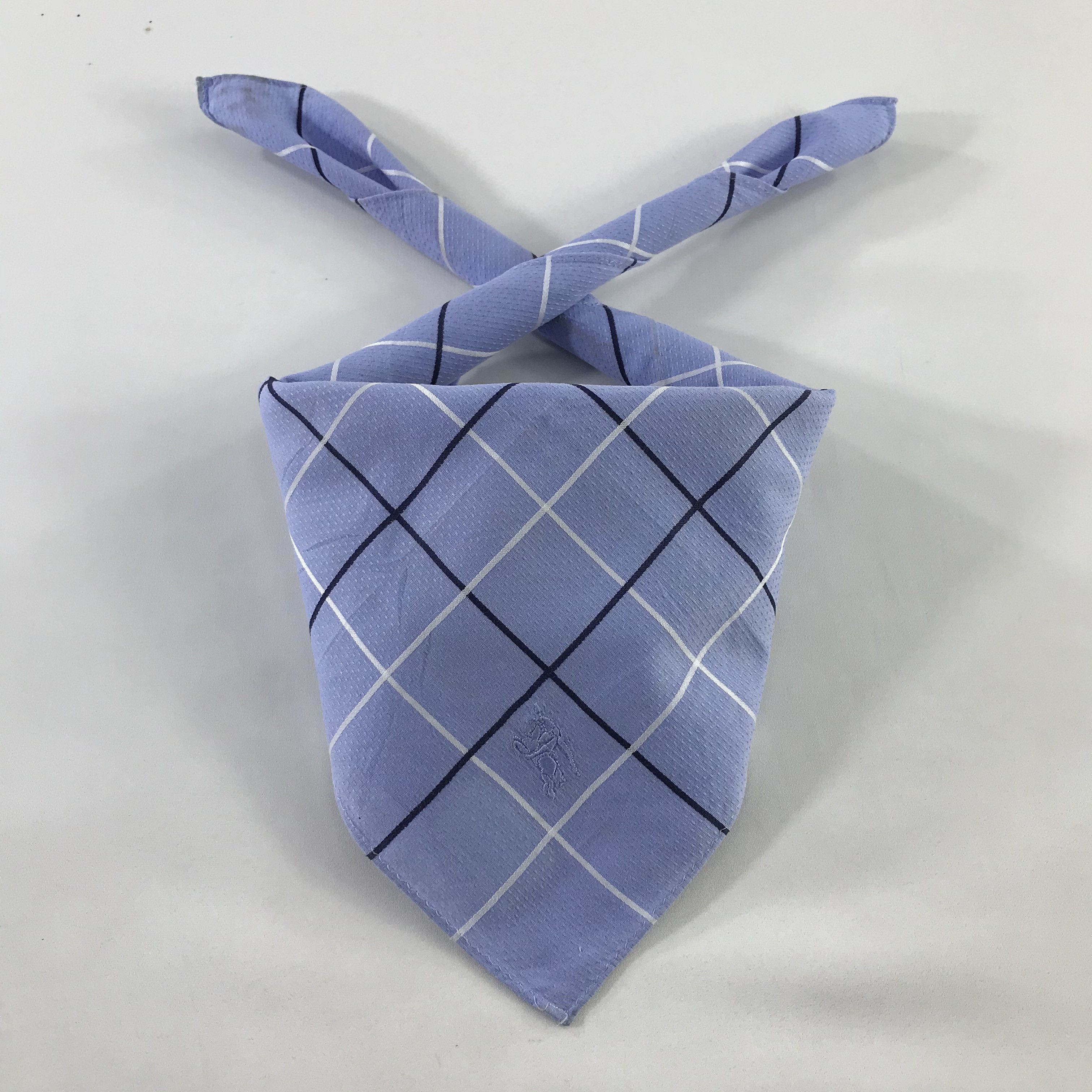 Burberry × Vintage Burberry Bandana / Handkerchief / Neckerchief - S1130 Size ONE SIZE - 3 Thumbnail