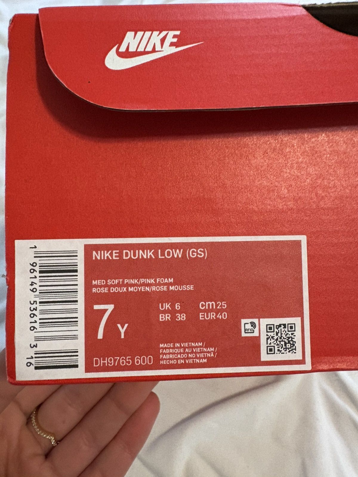 Nike nike dunk low triple pink Size US 8.5 / IT 38.5 - 5 Thumbnail