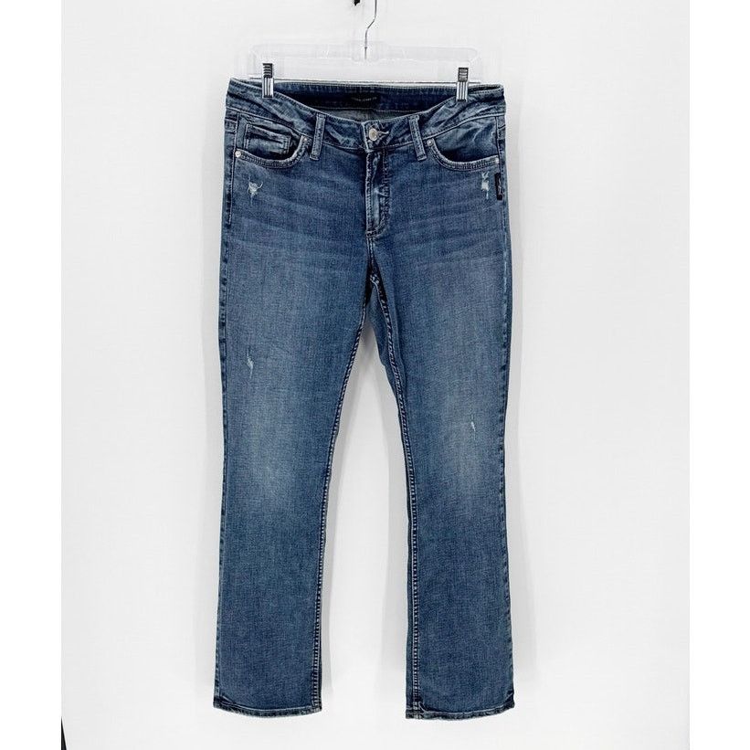 Silver Jeans Co. Silver Jeans Co Elyse slim boot size 30x33 western rodeo Size 30" / US 8 / IT 44 - 1 Thumbnail