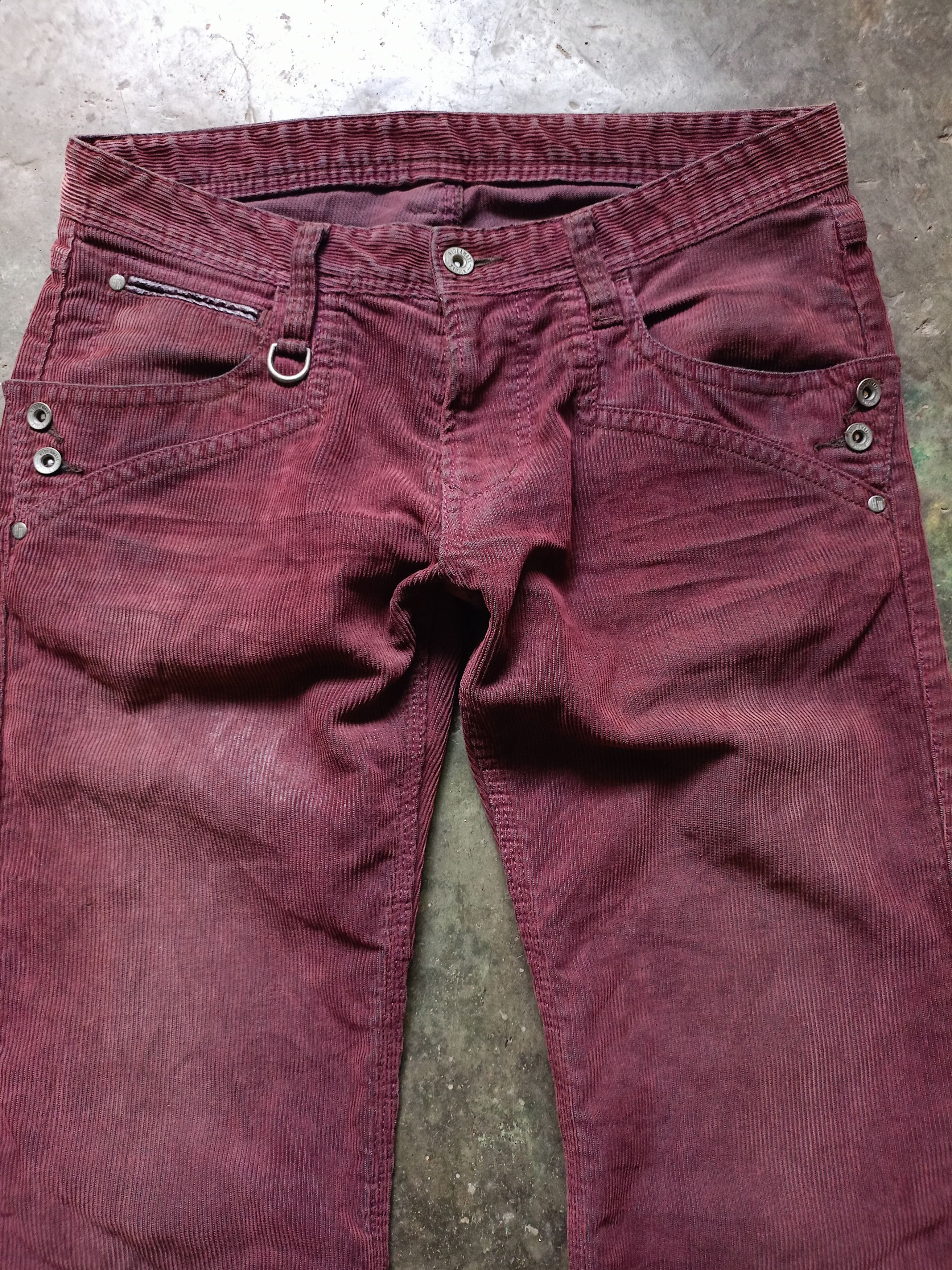 14th Addiction × HIDEAWAYS × Japanese Brand Hideaways Nicole Corduroy Pants Size US 31 - 2 Thumbnail