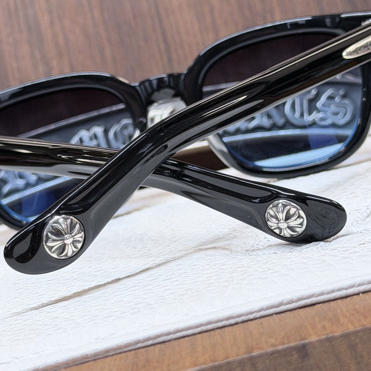 Chrome Hearts Chrome Hearts Drippin 1/1 Sunglasses Size ONE SIZE - 13 Thumbnail