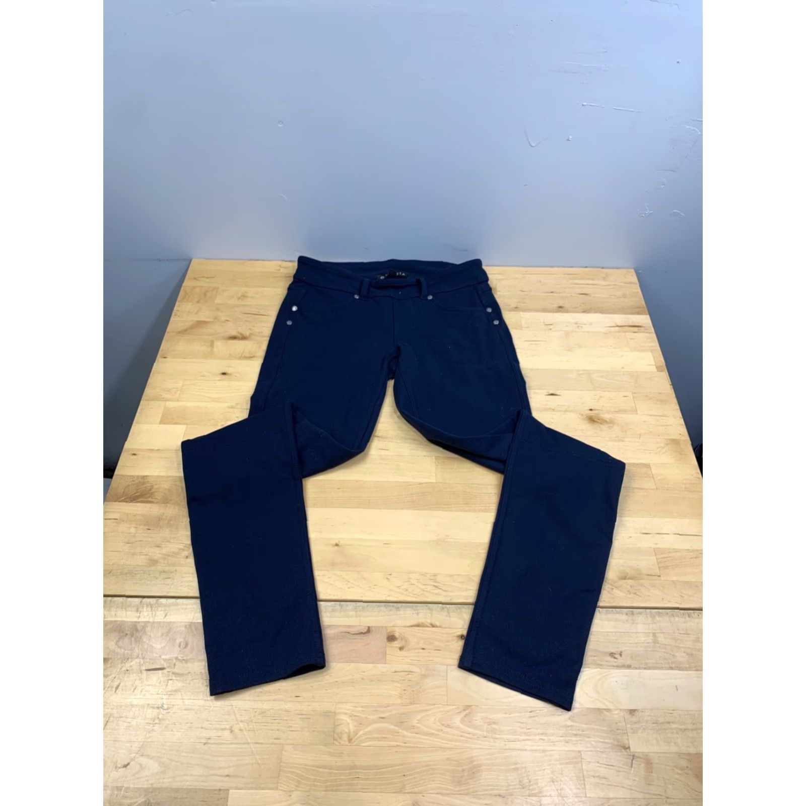 Athleta Athleta Leggings Womens XS Blue Activewear Casual Travel Pockets Skinny Ankle Athleisure Size 26" / US 2 / IT 38 - 2 Thumbnail