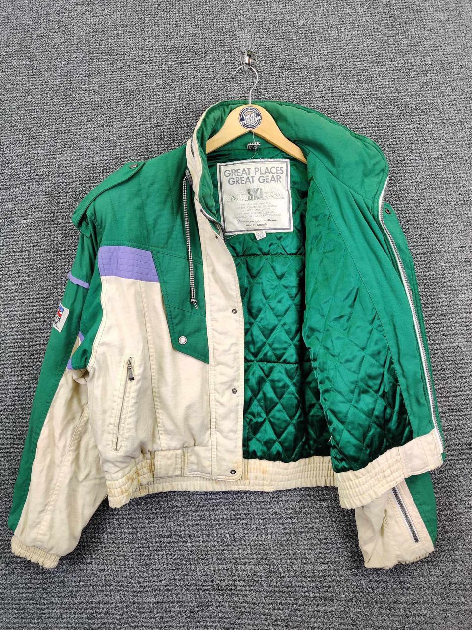 Ellesse Vintage Ellesse By Goldwin Ski Bomber Jacket Size US L / EU 52-54 / 3 - 7 Thumbnail