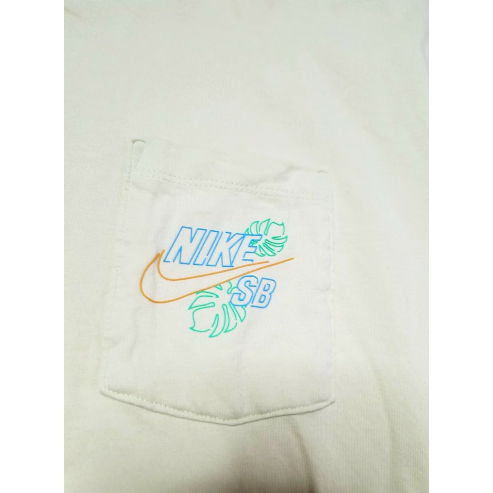 Nike Nike SB Shirt Mens M Neon Yellow Short Sleeve Skateboarding Pocket Tee Shirt Size US M / EU 48-50 / 2 - 3 Thumbnail