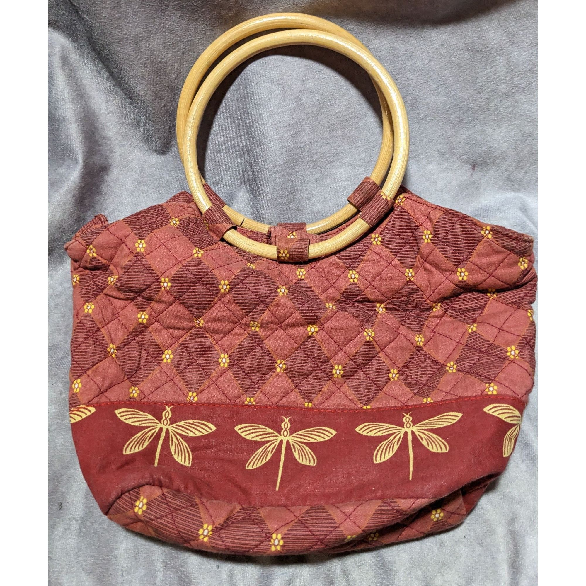 Other Ms. Millie Collection Quilted Dragonfly Handbag Size ONE SIZE - 10 Thumbnail