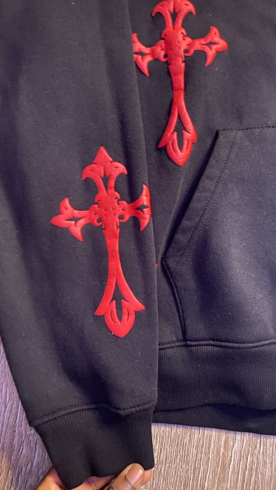 Other Red Cross Puff Print Hoodie Size US M / EU 48-50 / 2 - 3 Thumbnail