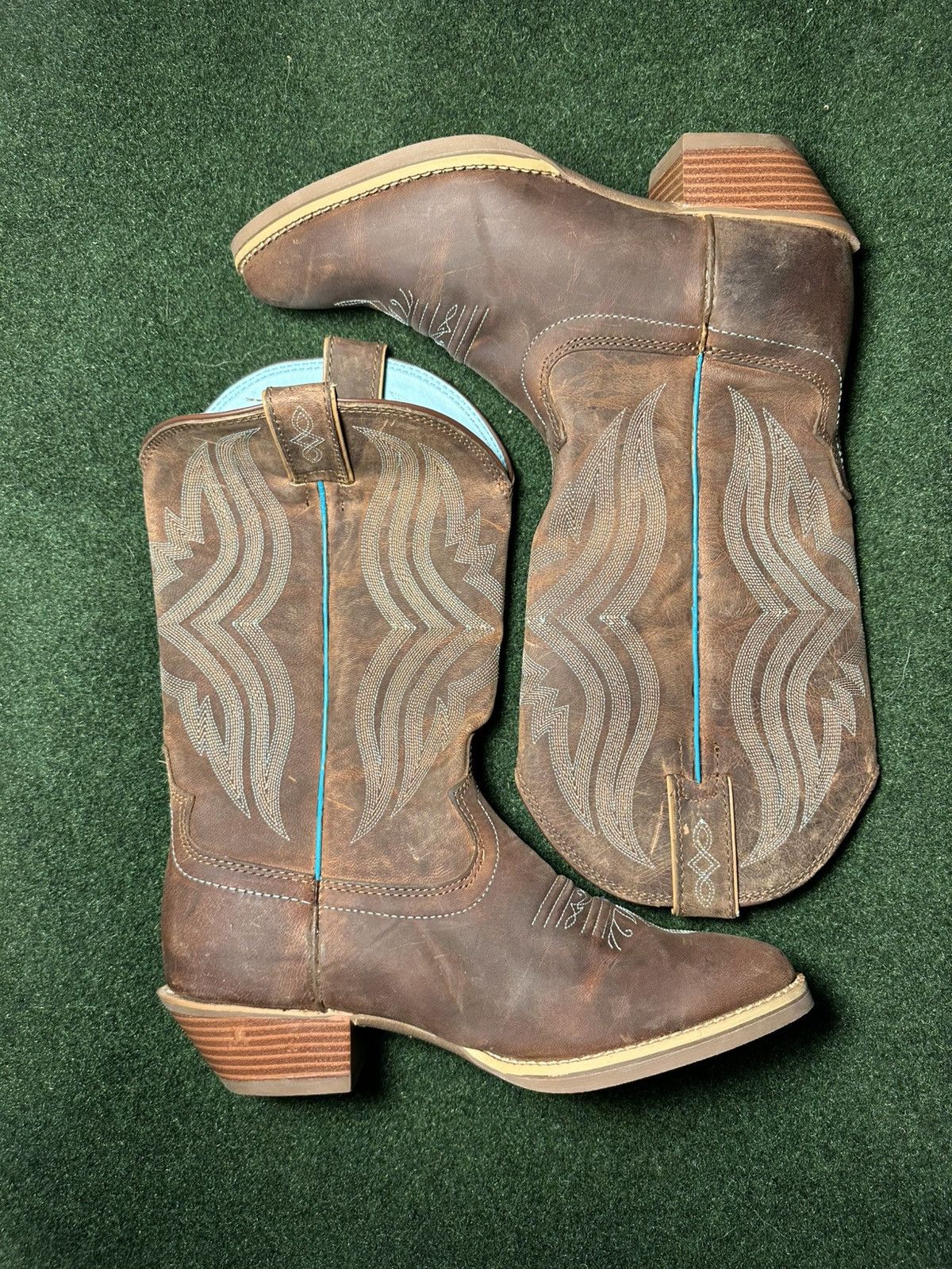 Justin Boots Justin Women's Quinlan W/ TIFFANY ACCENTS Boots Size 8-B Size US 8 / IT 38 - 2 Thumbnail