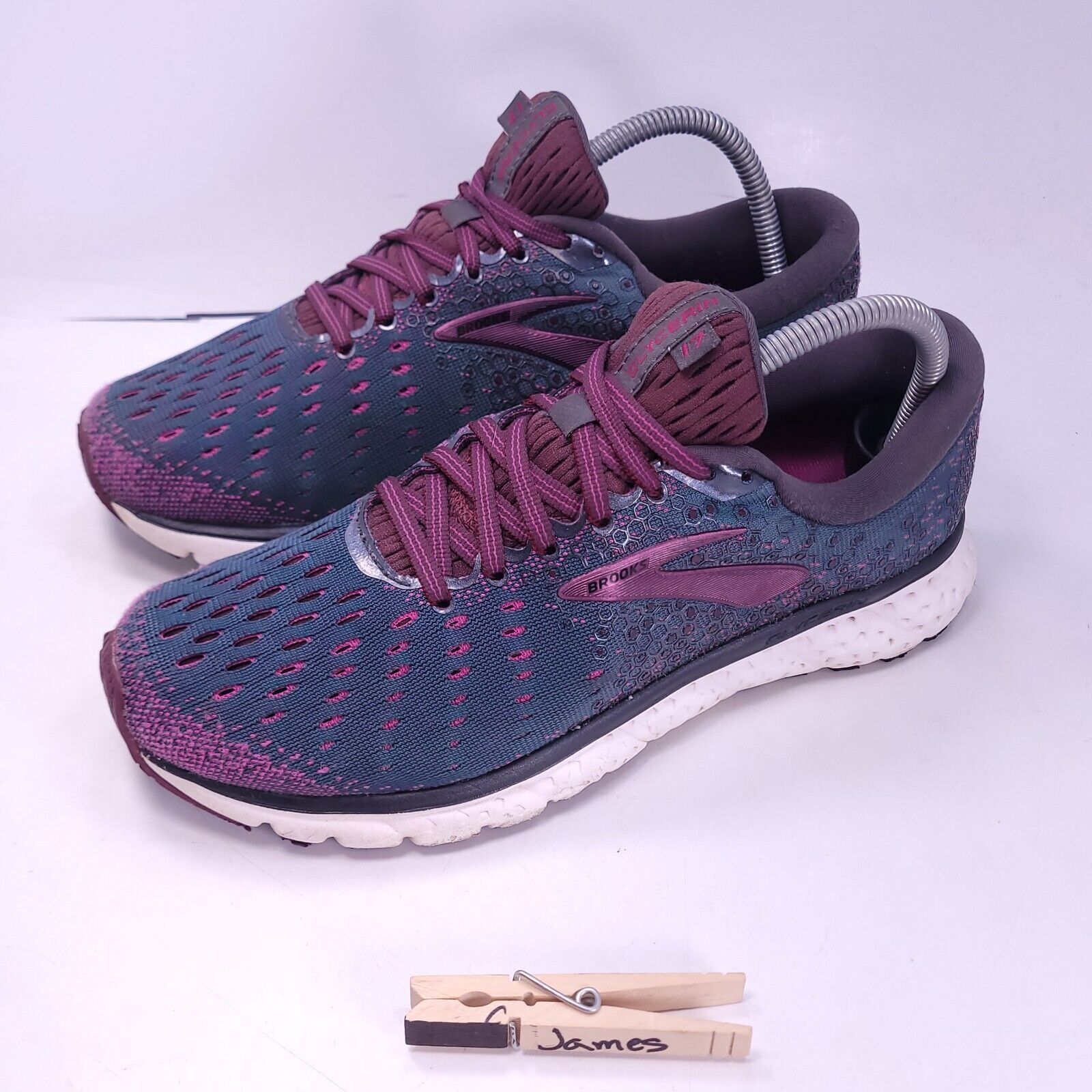 Fashion womens brooks glycerin 17 purple