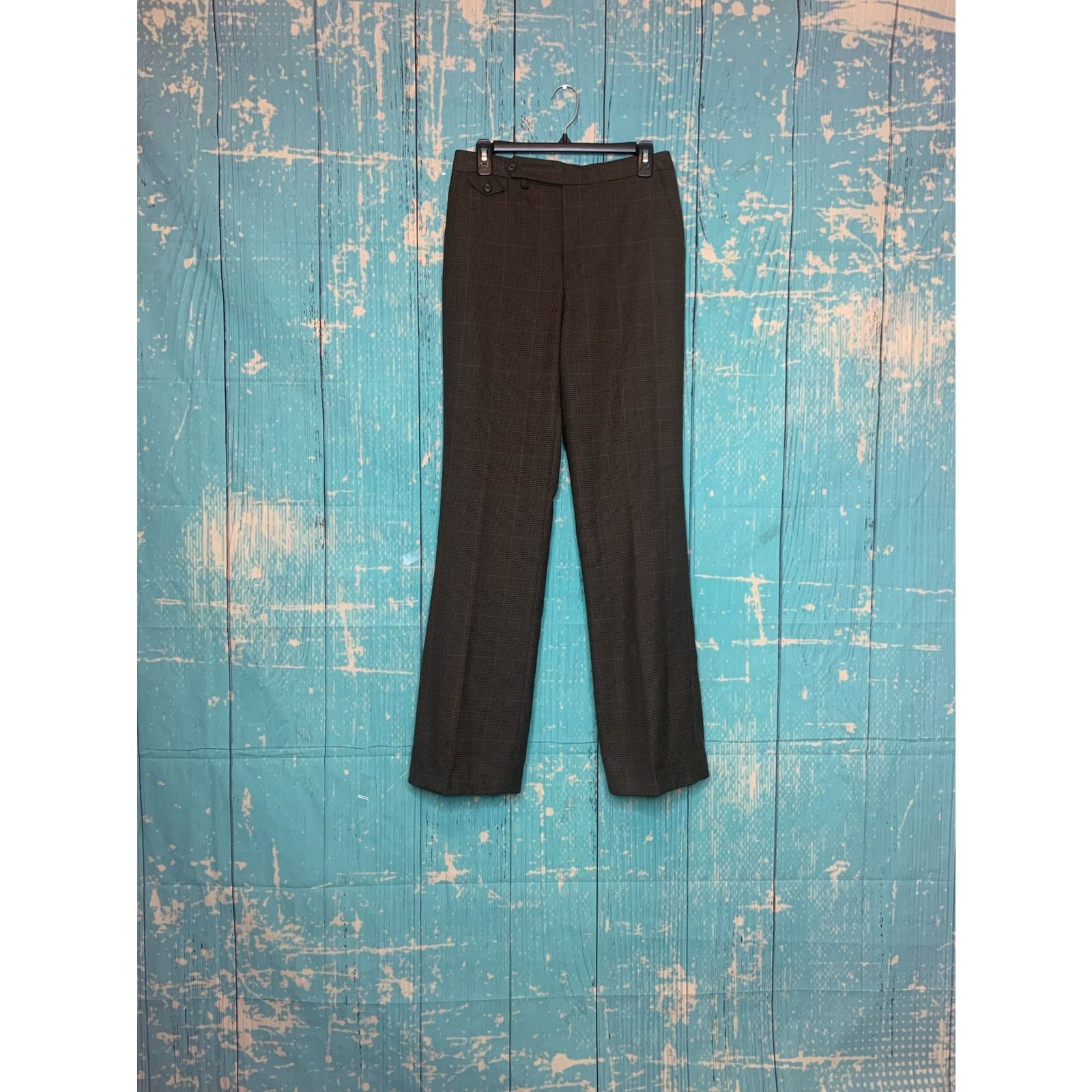 Chaps Chaps green plaid wool straight legs vintage pants size 4 Size 27" / US 4 / IT 40 - 5 Thumbnail