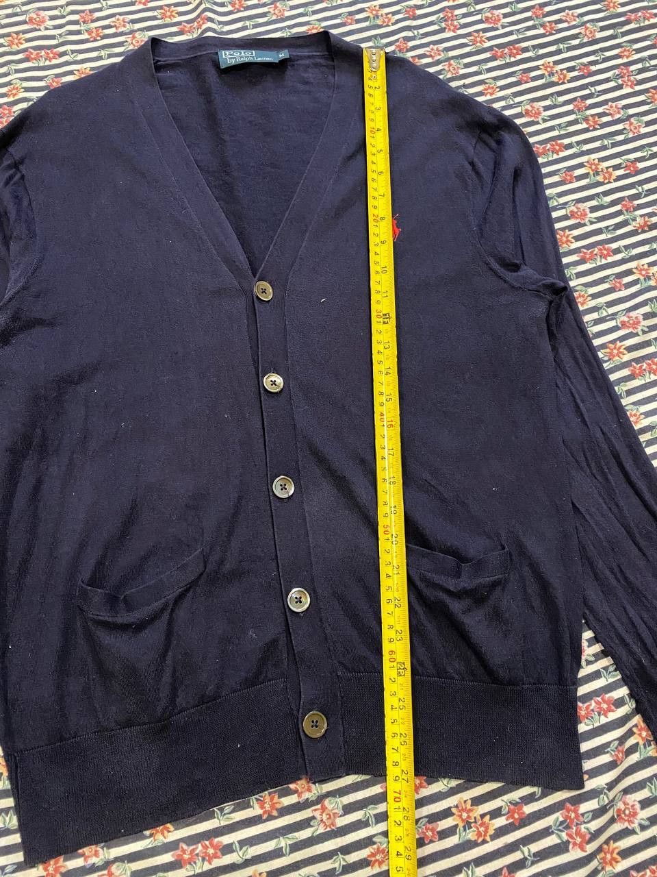 Polo Ralph Lauren Vintage Polo Ralph Lauren Cardigan Navy Logo Size M Size US M / EU 48-50 / 2 - 5 Thumbnail