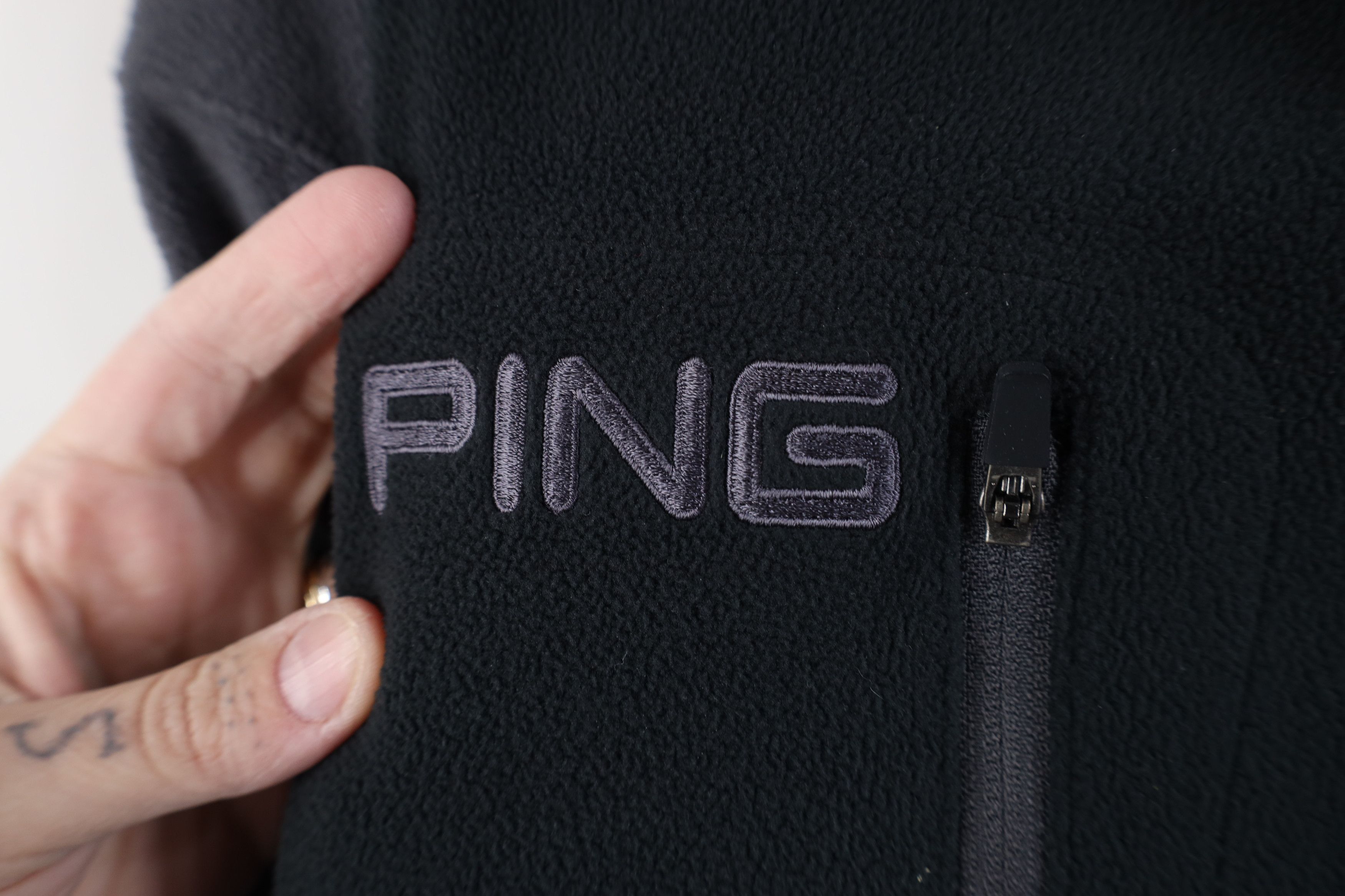 PING Vintage Ping Golf Golfing Half Zip Fleece Pullover Jacket Size US XL / EU 56 / 4 - 4 Thumbnail
