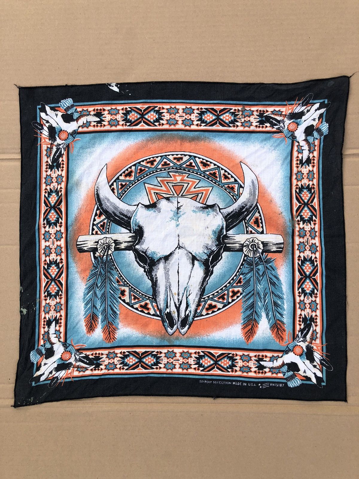 Japanese Brand Vintage Native American Navajo Bandana / Scarve / Scarf Size ONE SIZE - 2 Thumbnail