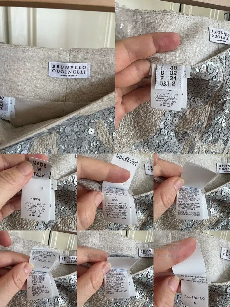 Brunello Cucinelli Brunello Cucinelli Sequin Embroidered Shorts Size 25" / US 0 / IT 36 - 7 Thumbnail