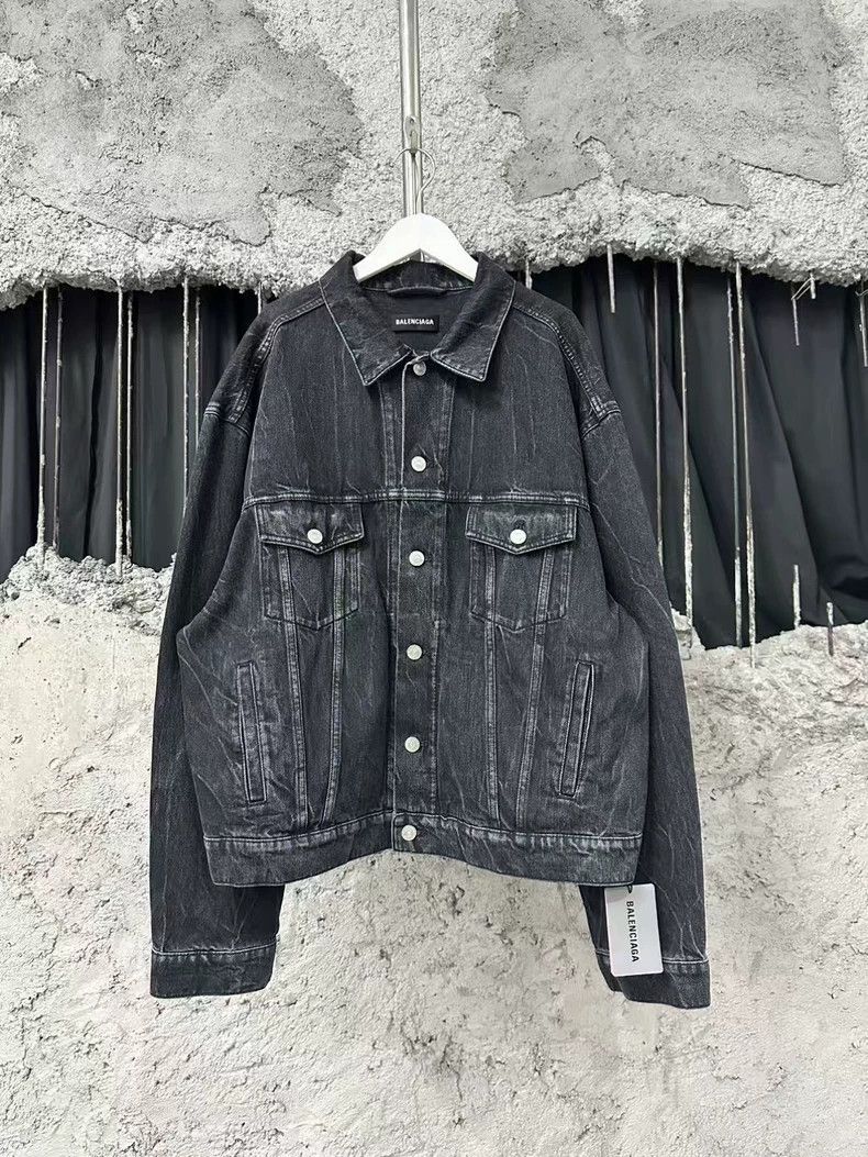 Balenciaga Balenciaga Denim Jacket Size US L / EU 52-54 / 3 - 1 Thumbnail