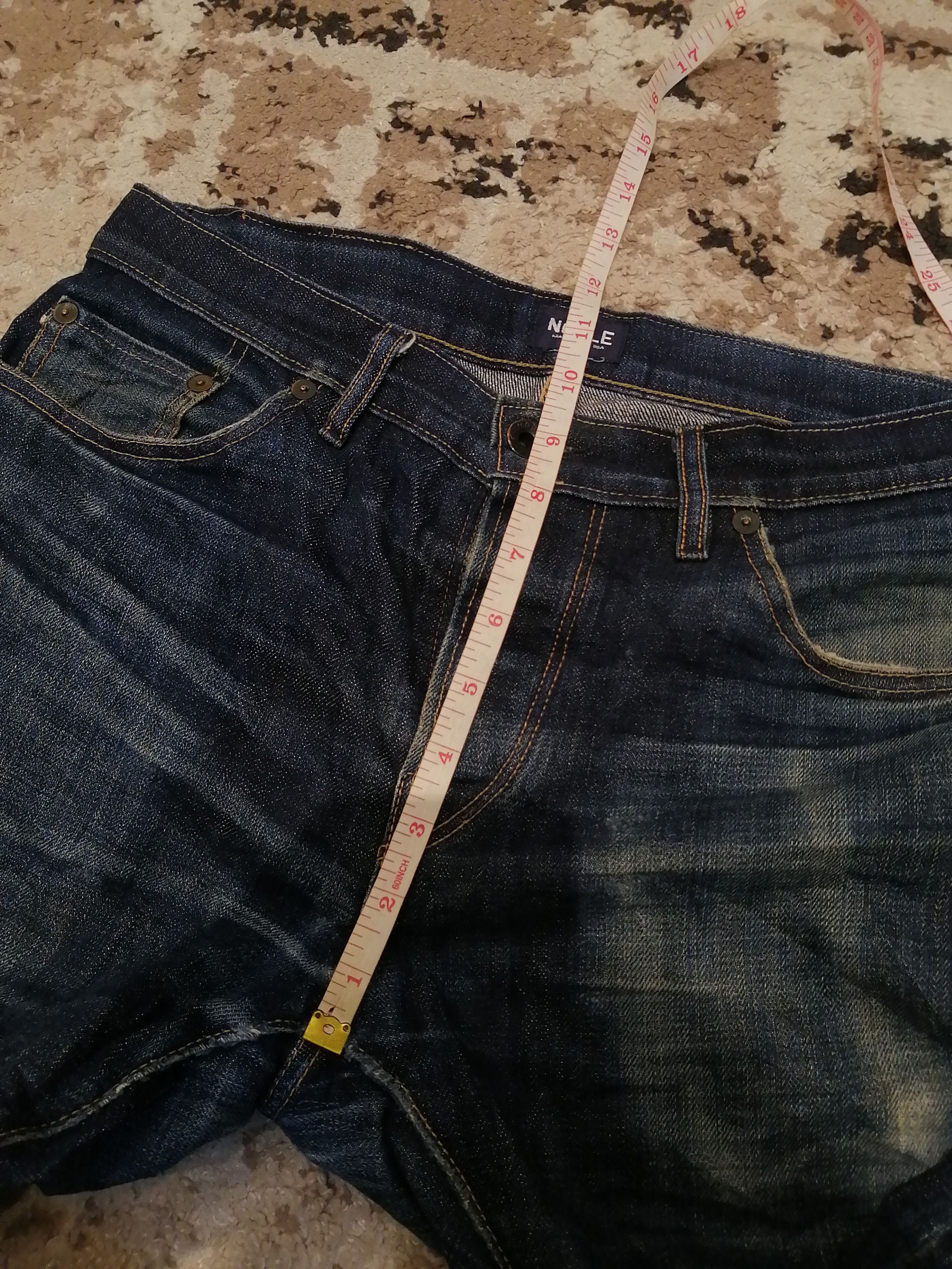 Vintage Noble Denim Earnest Selvedge Jeans Size US 31 - 18 Thumbnail