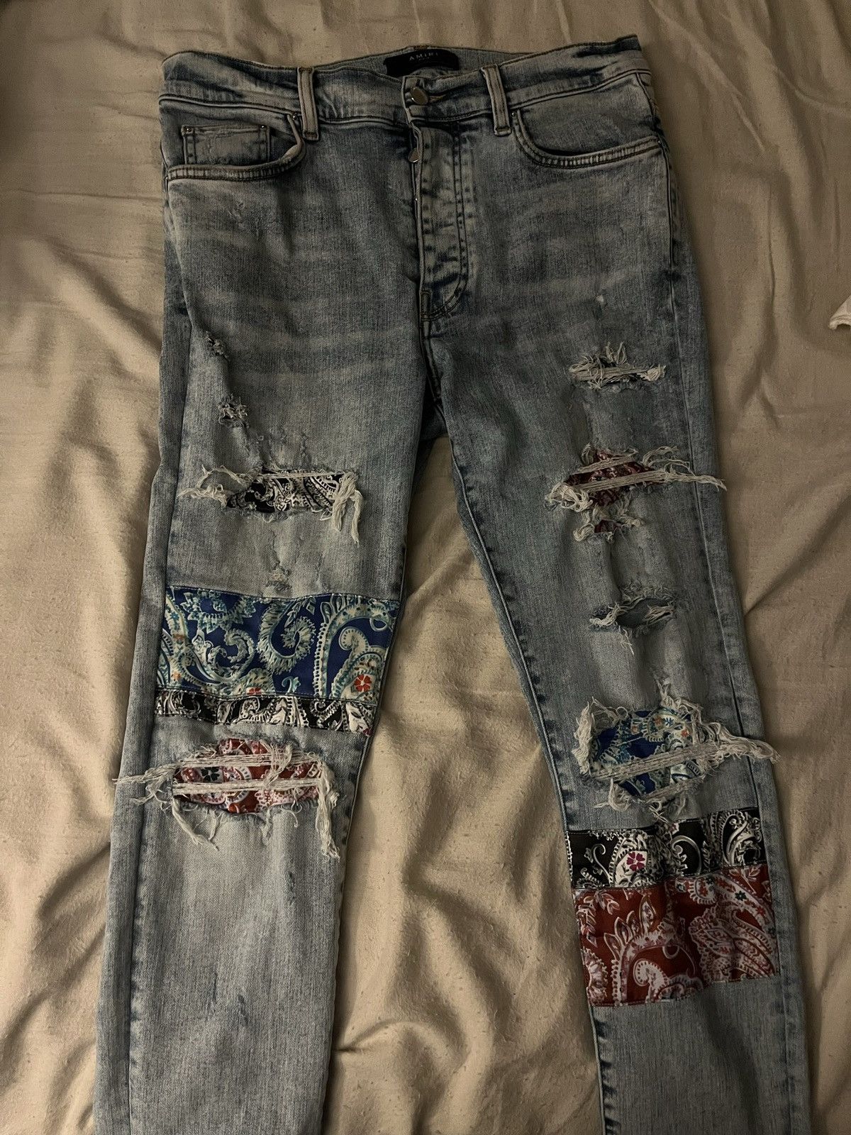 Amiri Amiri Pajama Art Patches | Grailed