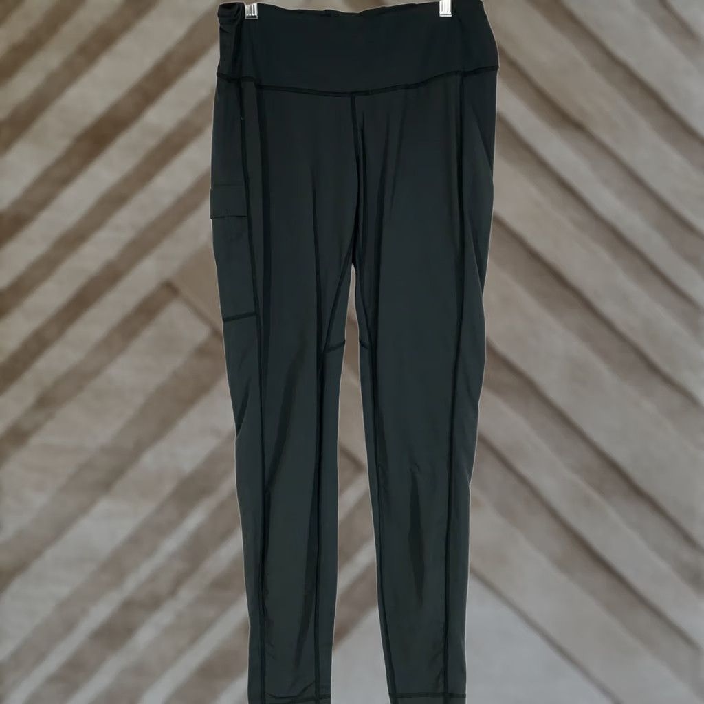 Vintage VINTAGE KUHL WOMEN'S L gray ELASTIC WAIST NYLON BLEND PULL-ON PANTS Size 36" / US 14 / IT 50 - 1 Thumbnail