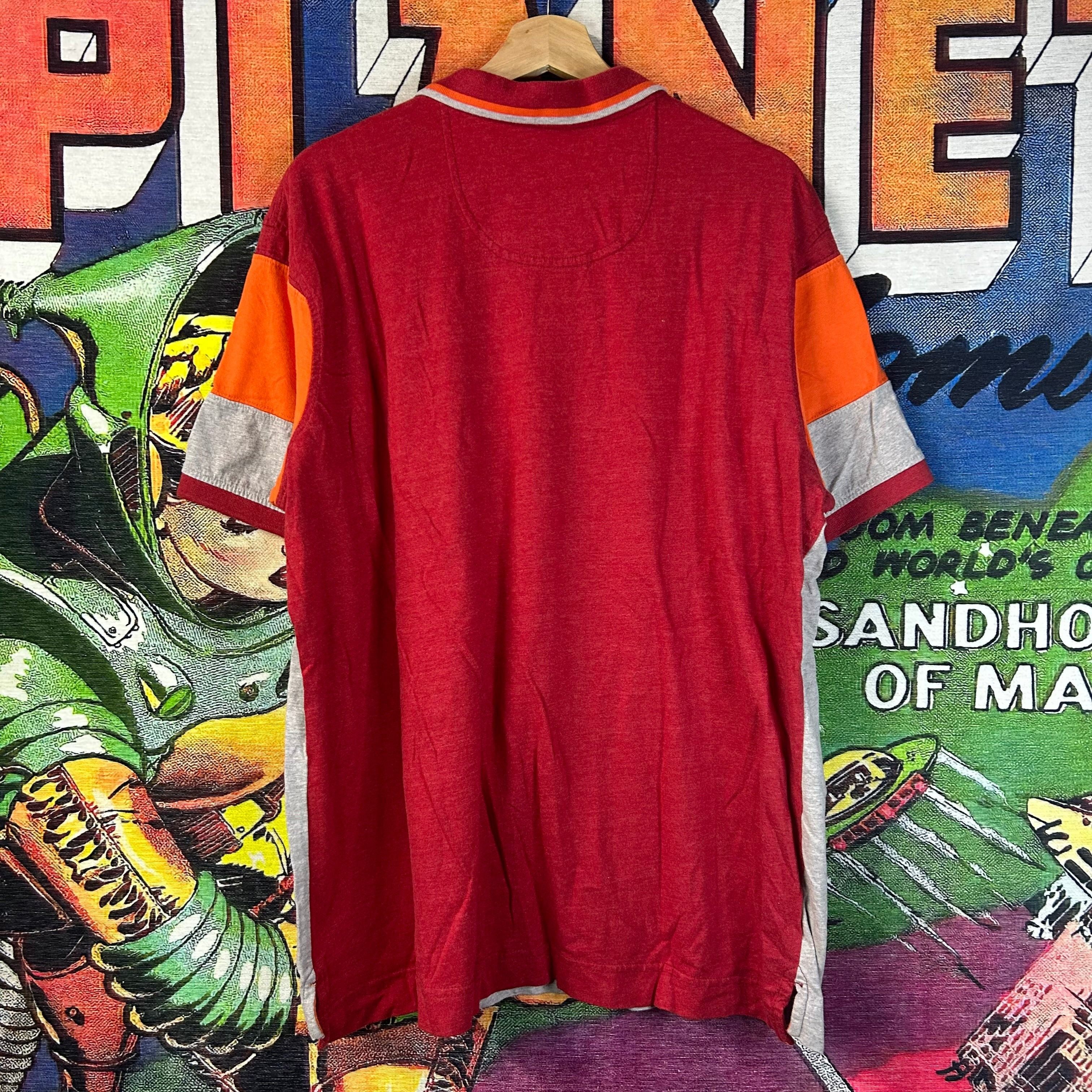 Polo Ralph Lauren Y2K Rocawear Paneled Polo Shirt Size 2XL Size US XXL / EU 58 / 5 - 2 Thumbnail