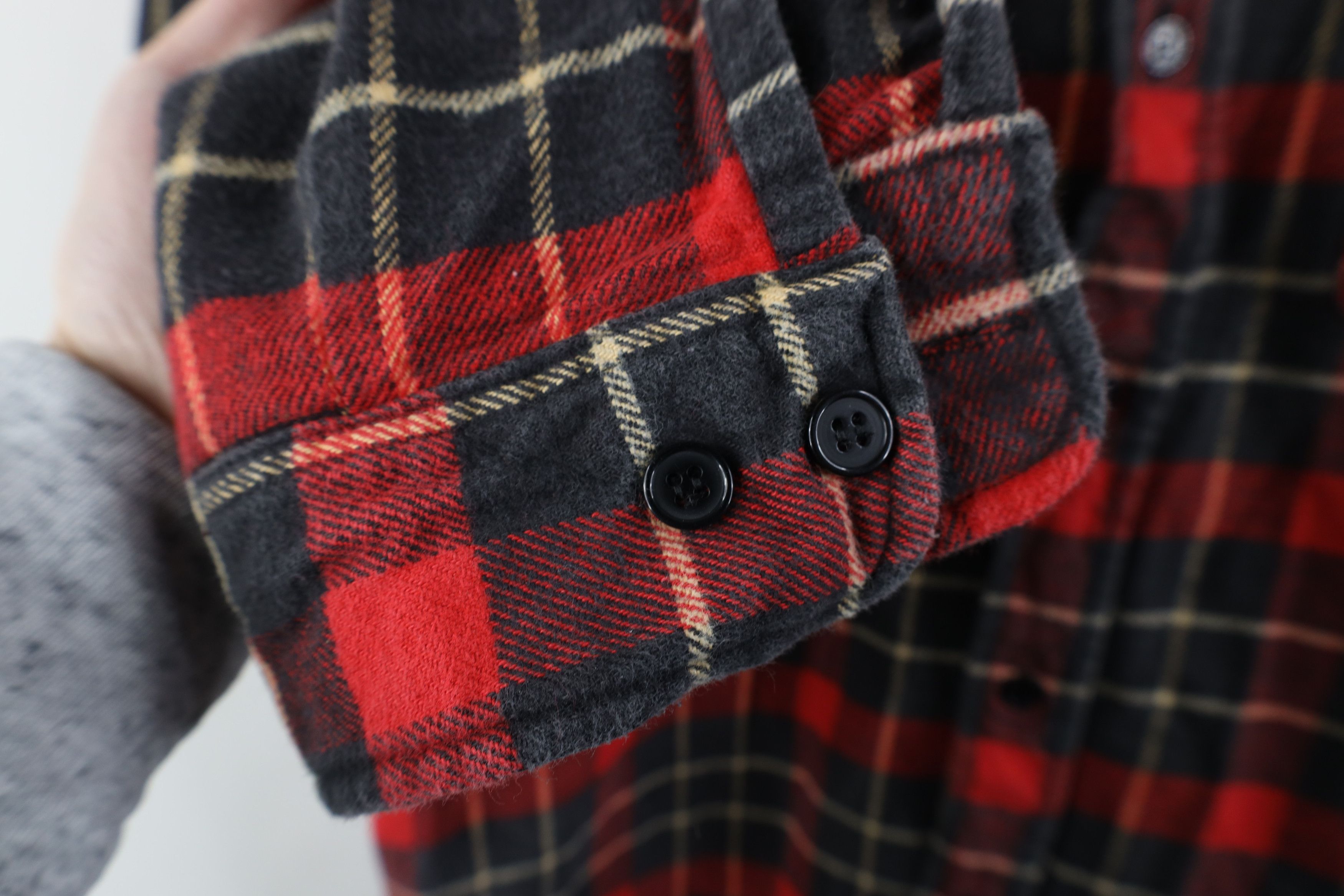 Dickies Vintage 90s Dickies Flannel Collared Button Shirt Plaid Size US L / EU 52-54 / 3 - 6 Thumbnail