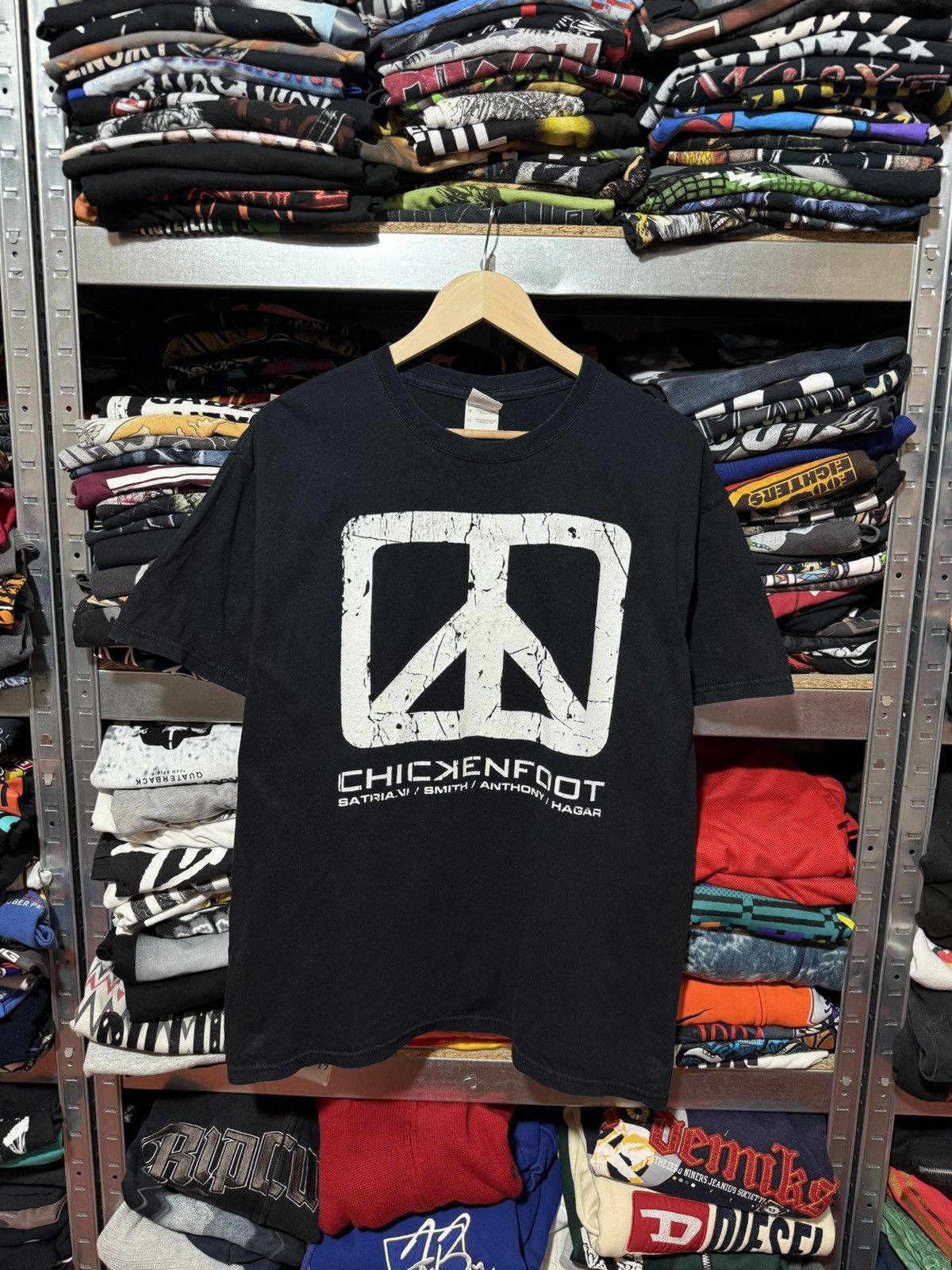 Vintage Vintage chickenfoot Rock World Tour 2005 Retro T-Shirt Y2K Size US L / EU 52-54 / 3 - 2 Thumbnail