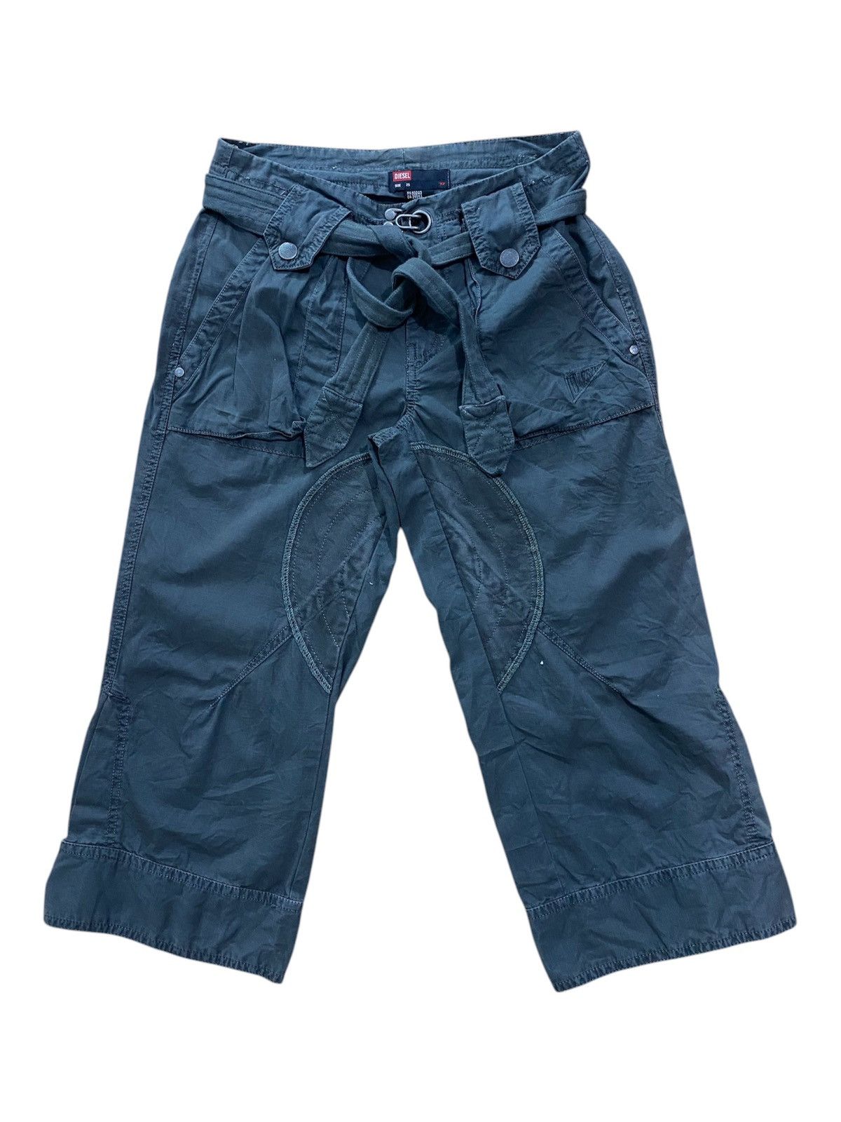 Diesel × Vintage 2000s Diesel Industry army cargo pants Size US 27 - 1 Thumbnail