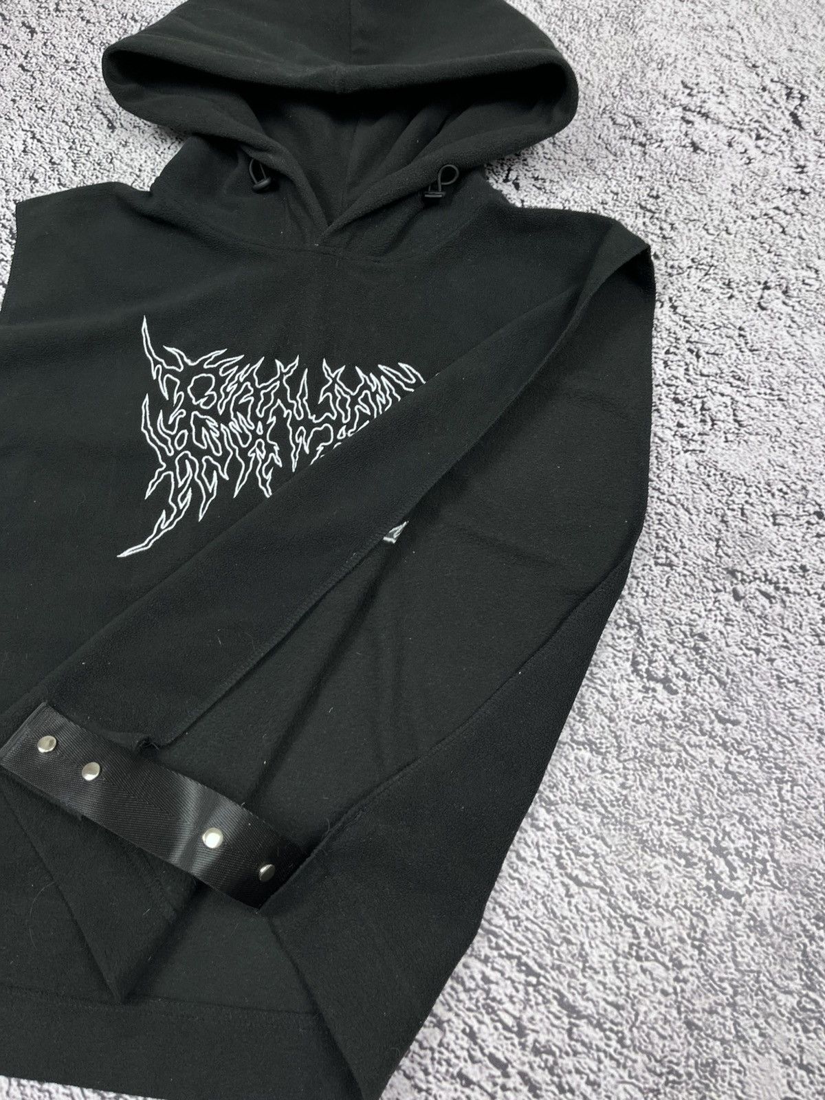 Japanese Brand Vintage Gothic Fleece Opium Hooded Vest Rock Rave Unisex Size US M / EU 48-50 / 2 - 5 Thumbnail