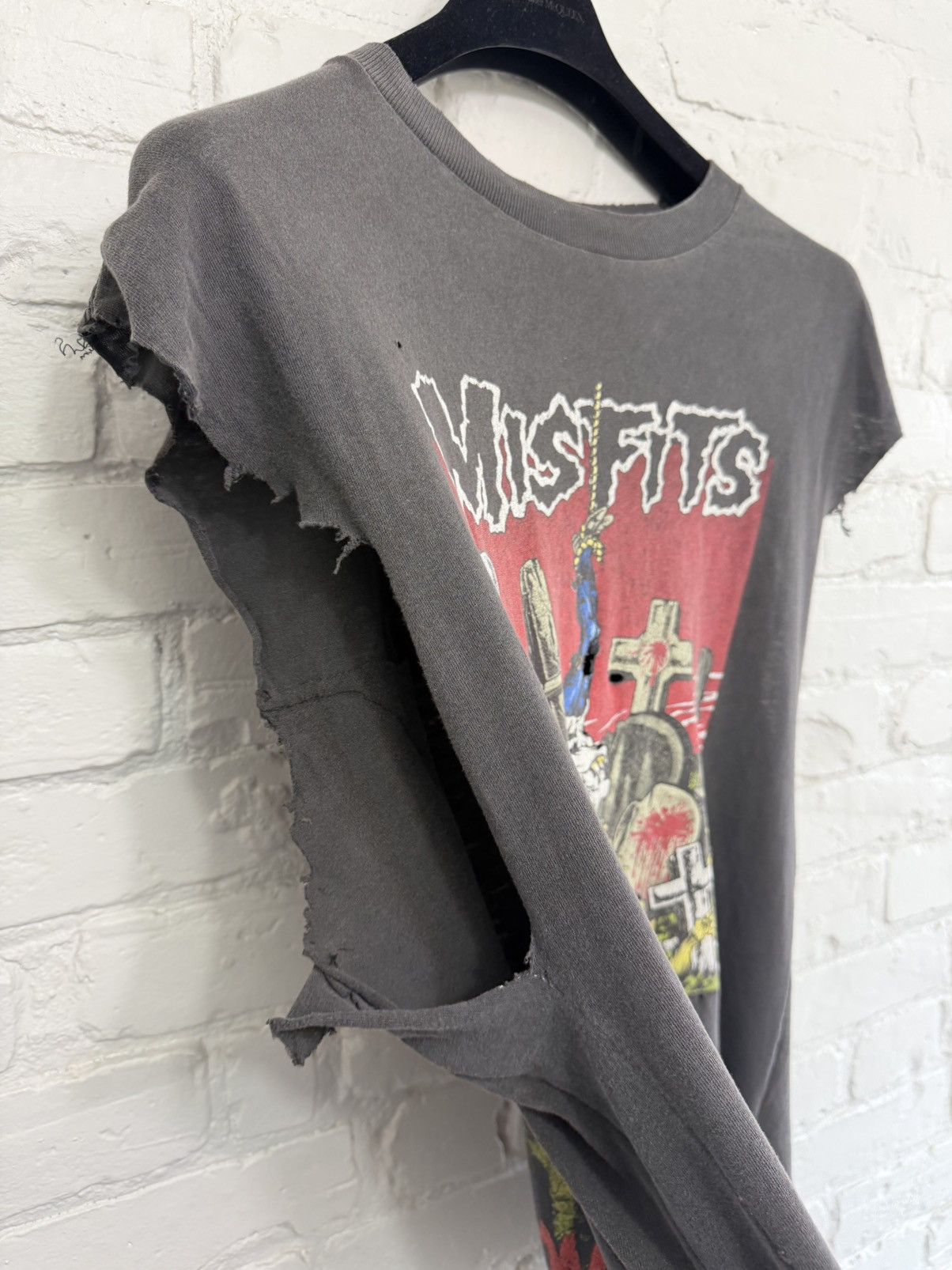 Vintage Vintage 90's Misfits chopped shirt Size US L / EU 52-54 / 3 - 3 Thumbnail