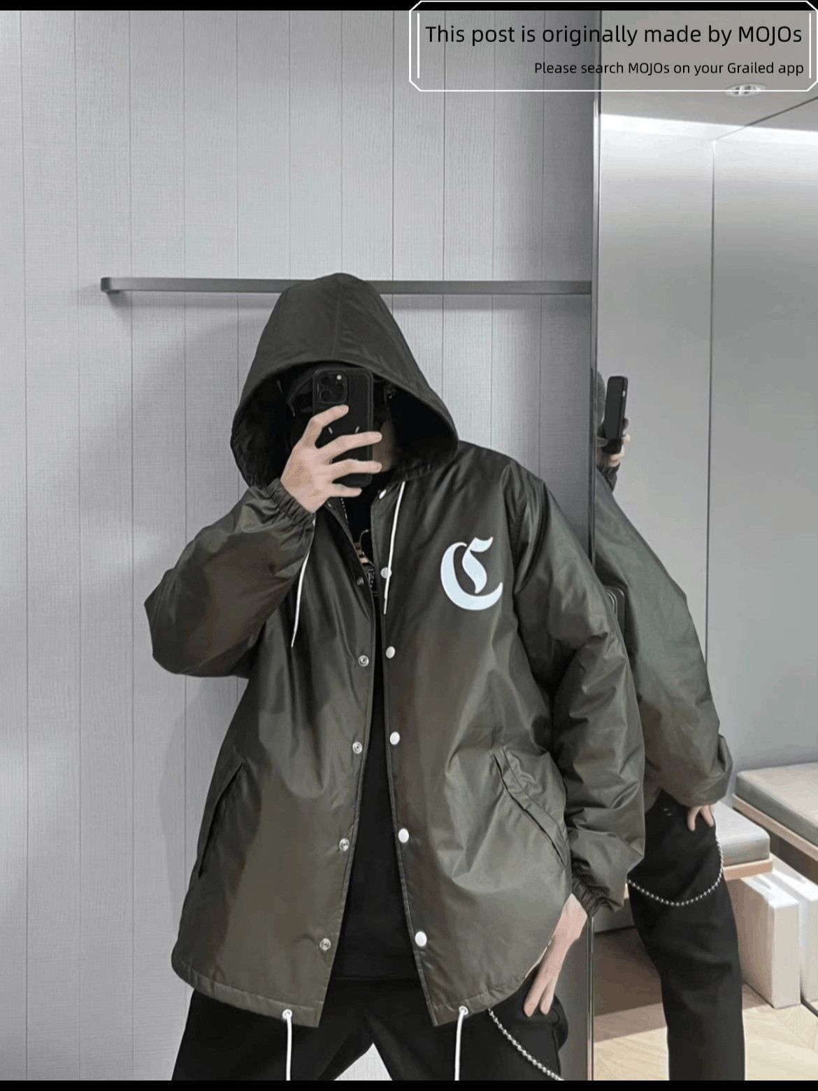 Celine Sz 50 Celine Back Logo Print Coach Jacket Size US M / EU 48-50 / 2 - 7 Thumbnail