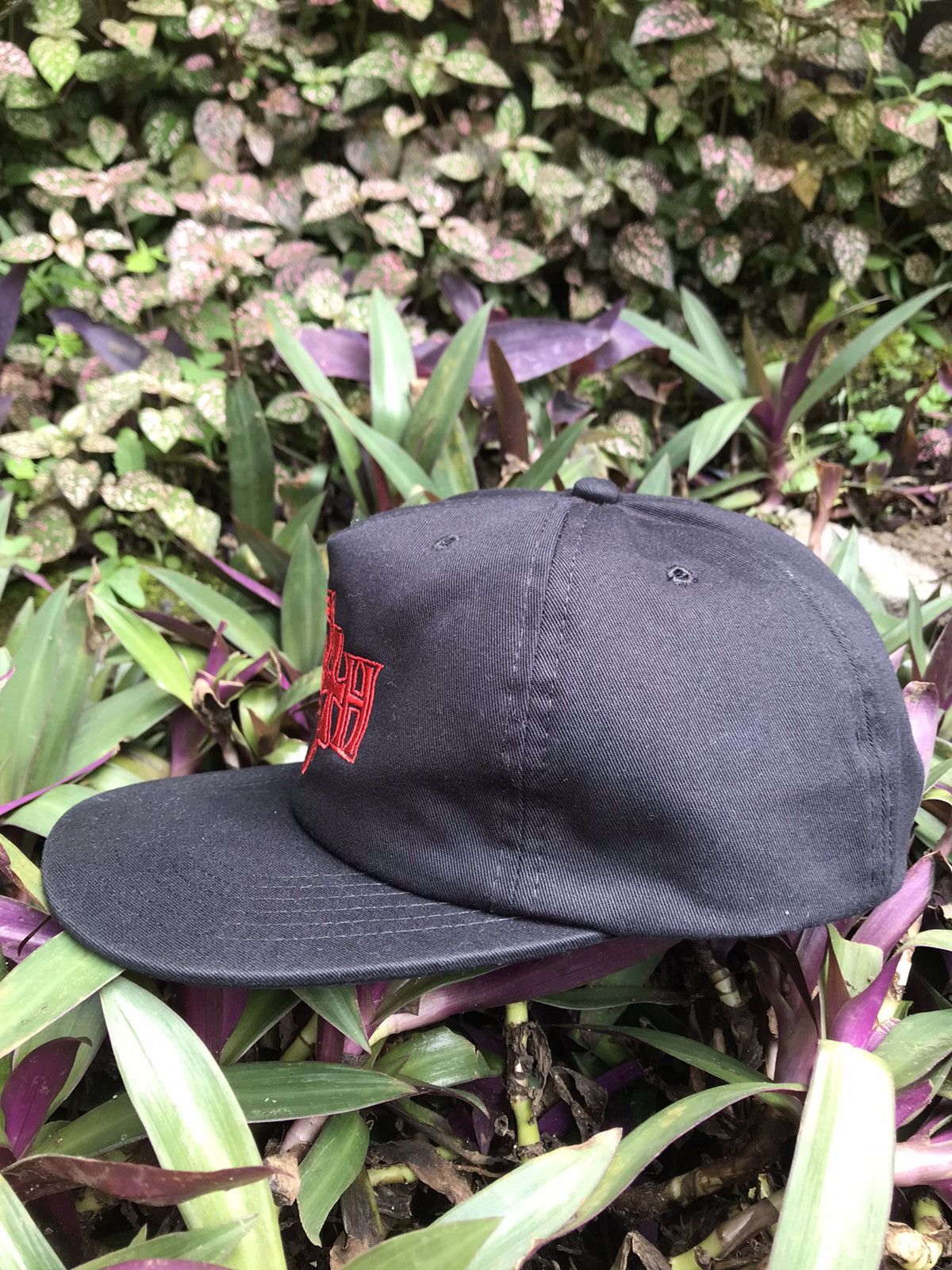 Band Tees Death Embroidery Logo Unstructured snapback Band Hats Size ONE SIZE - 9 Thumbnail